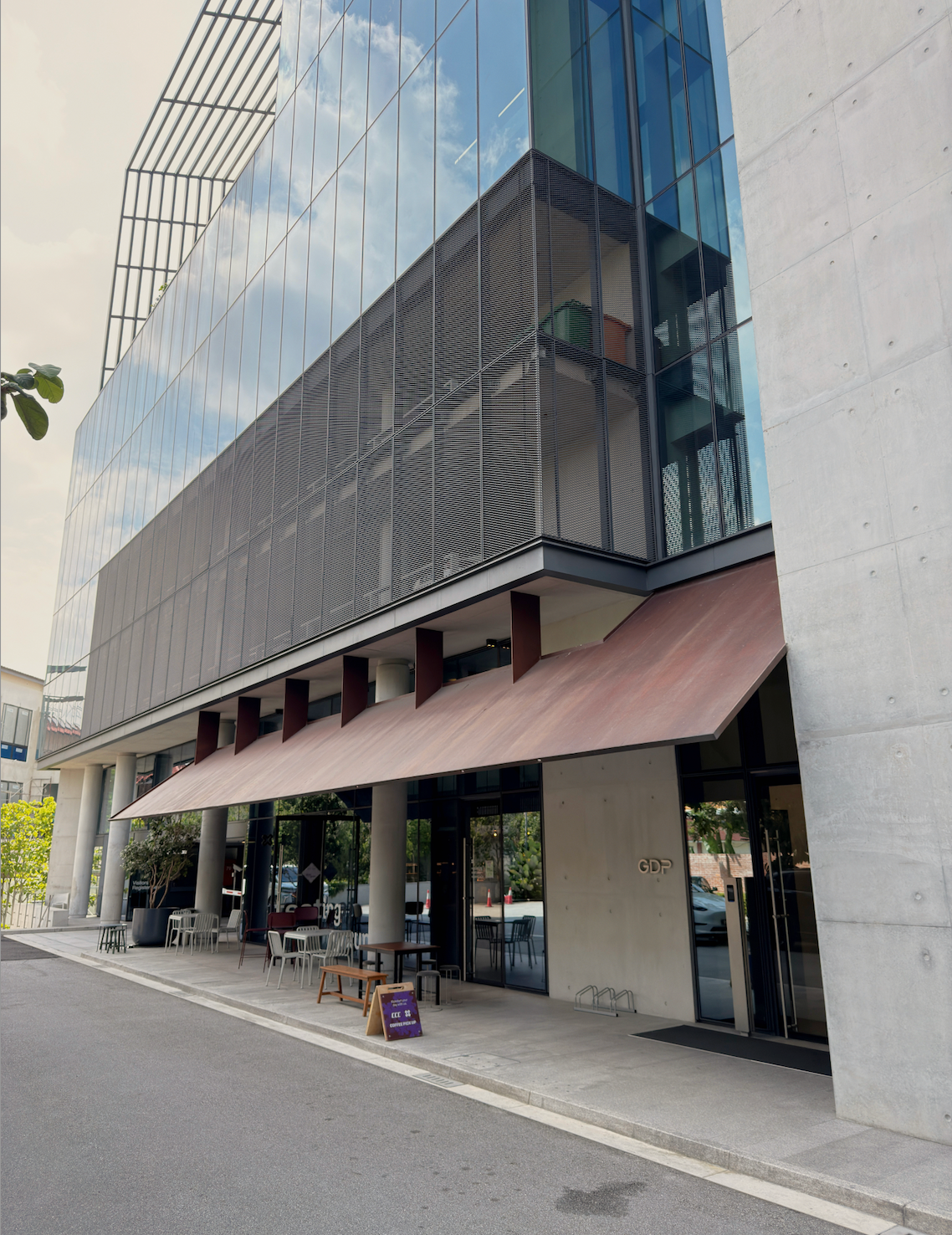 Cafe Hidden in an Architect's Building: CCC Testing Ground