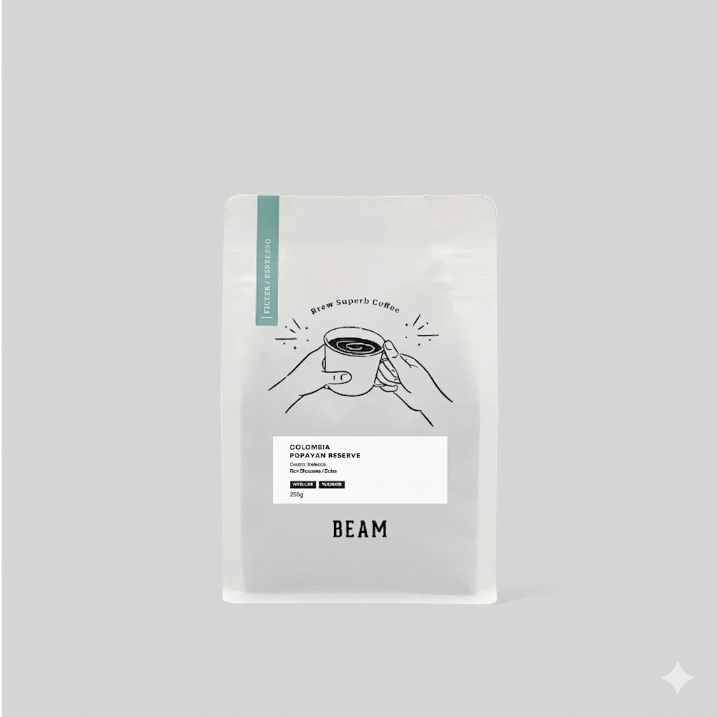 BEAM Roastery - Colombia Popayan Reserve Washed