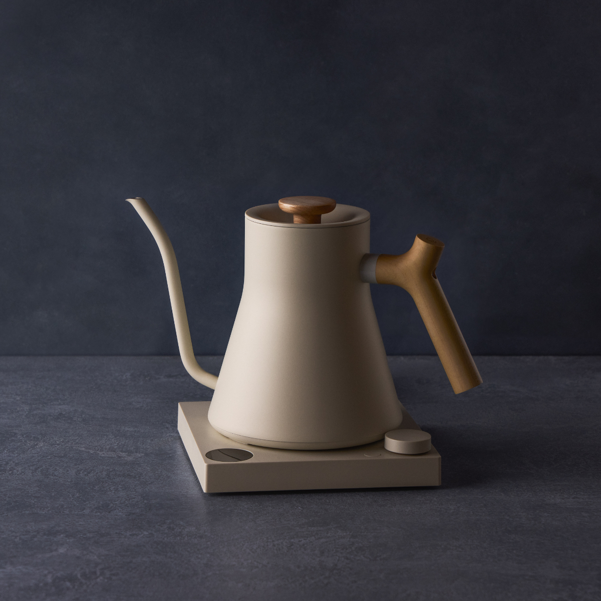 Fellow Stagg EKG Pro Kettle with Maple Handle - 0.9L, Sesame