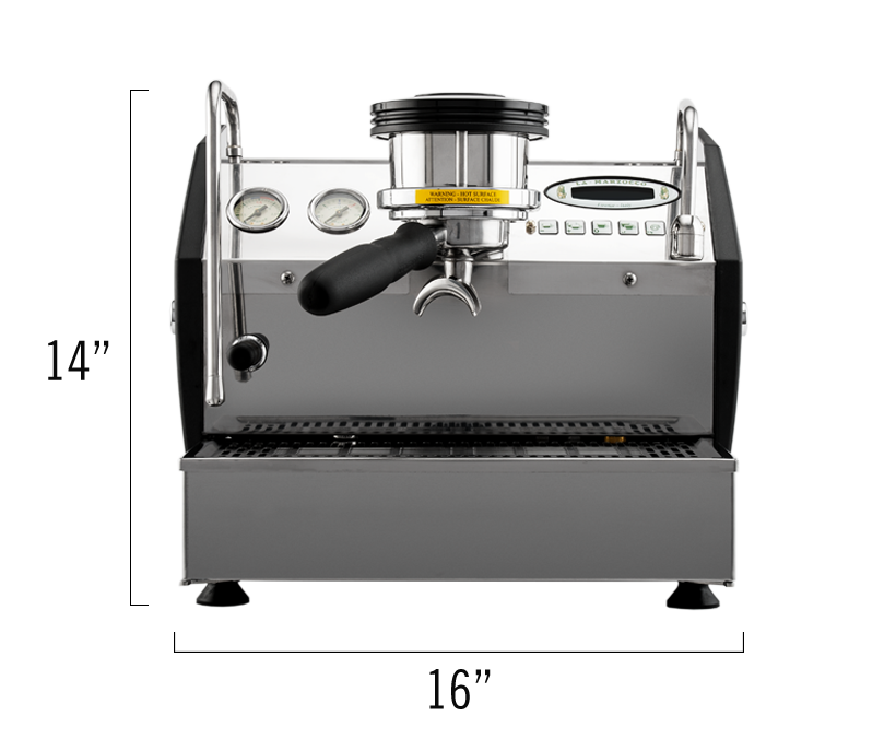 La Marzocco GS3 AV Espresso Machine. Front view of the machine.