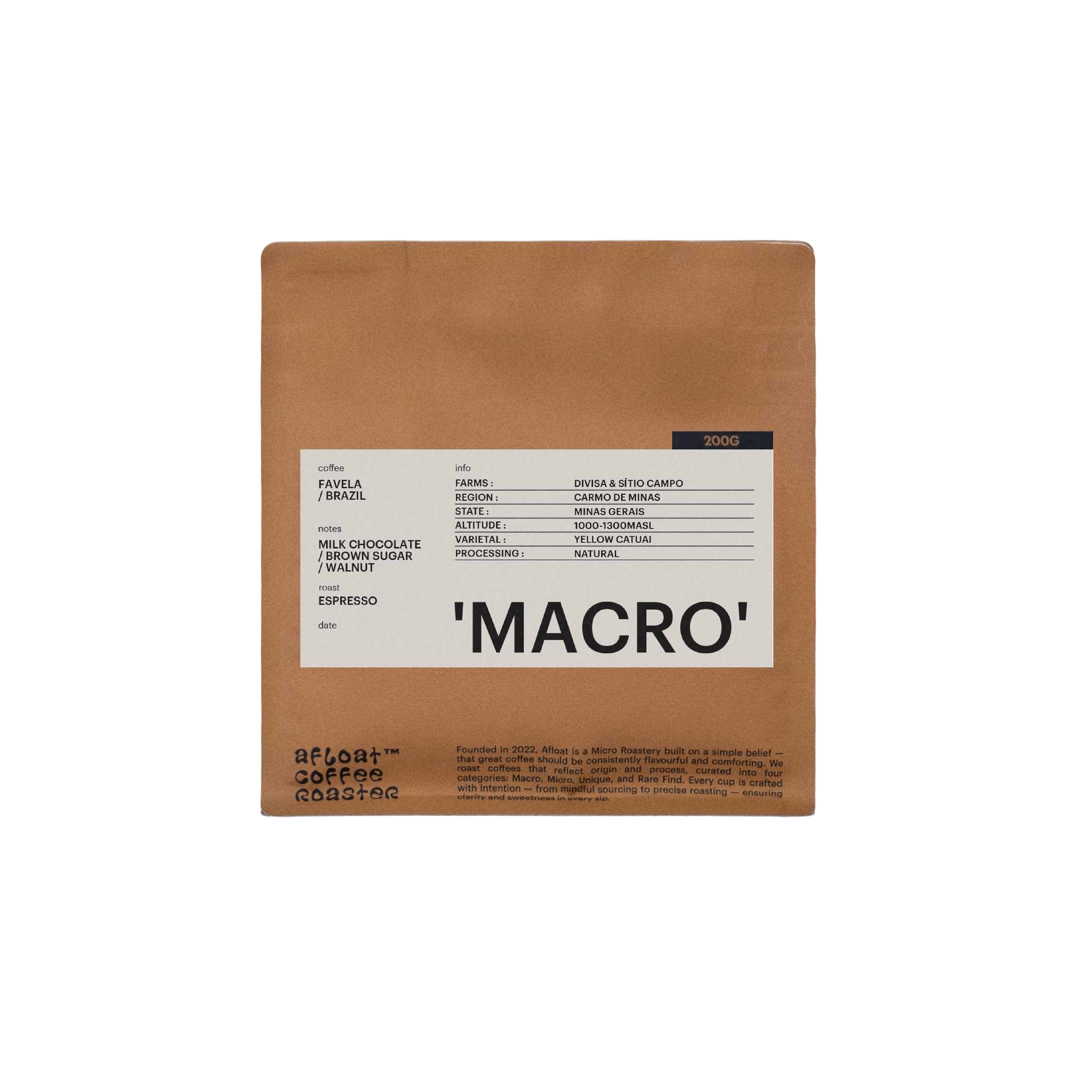Afloat Coffee Roasters - Favela, Brazil 200g