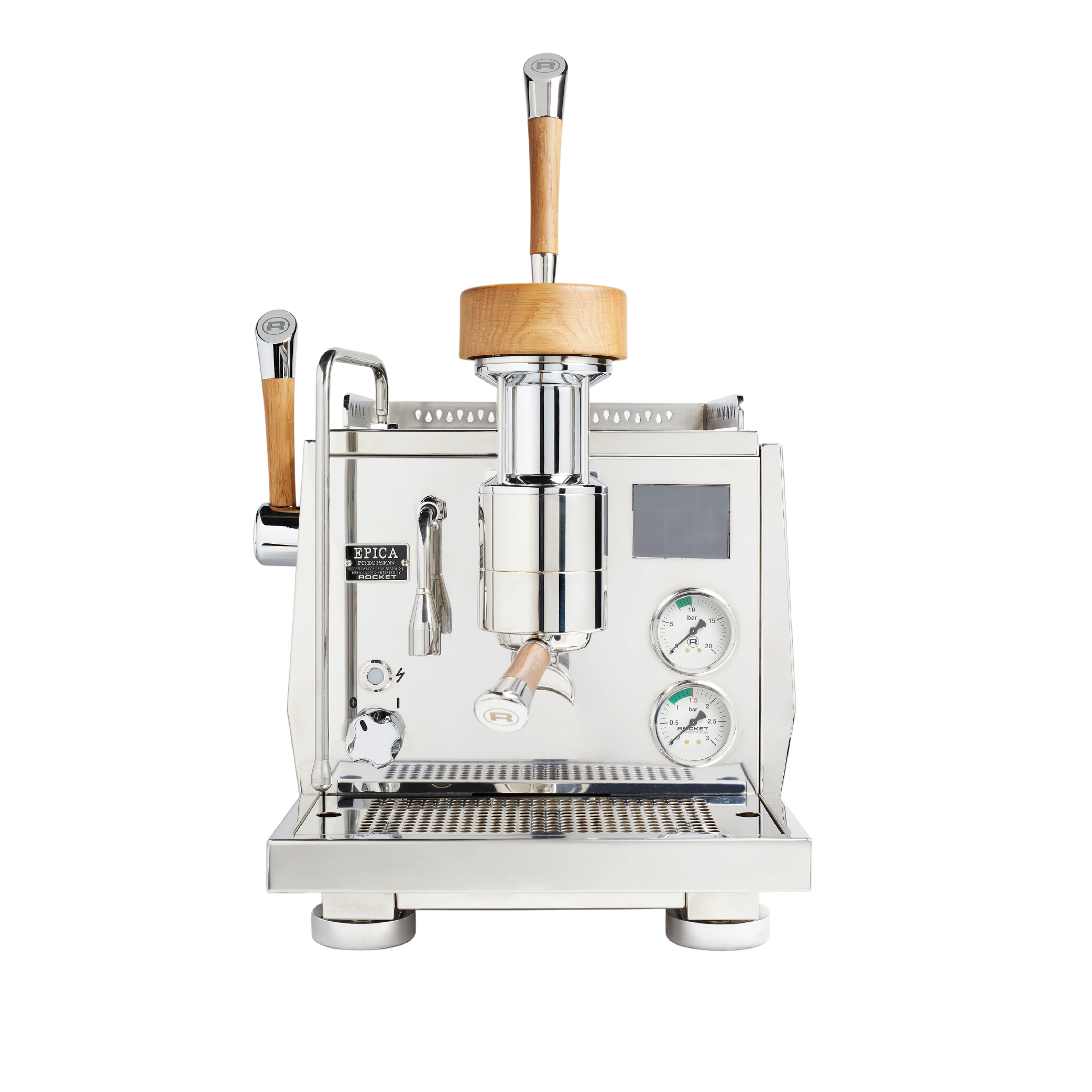 Rocket Espresso EPICA. Front view of the machine.