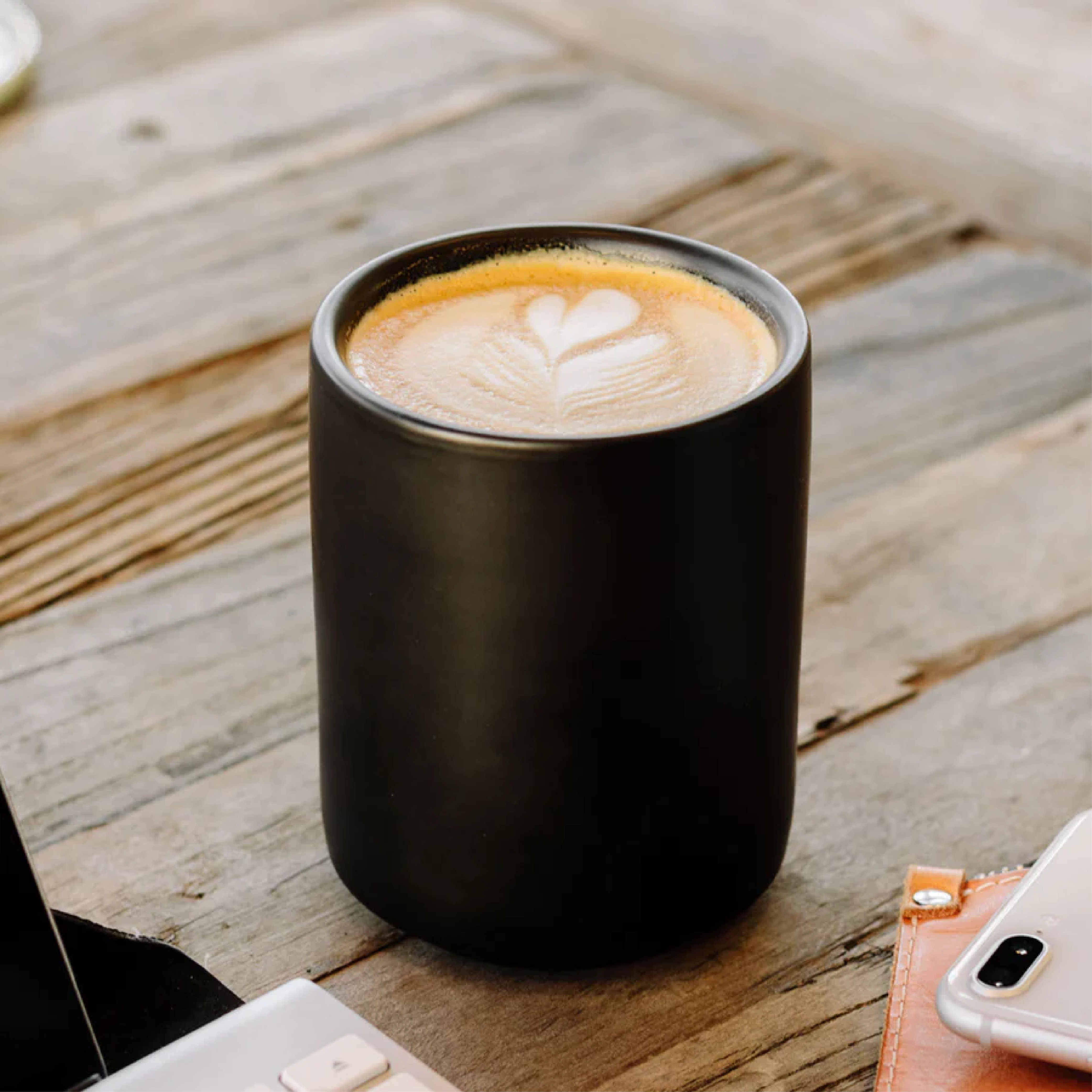 Fellow Monty Milk Art Cup (Latte 11oz) - Black