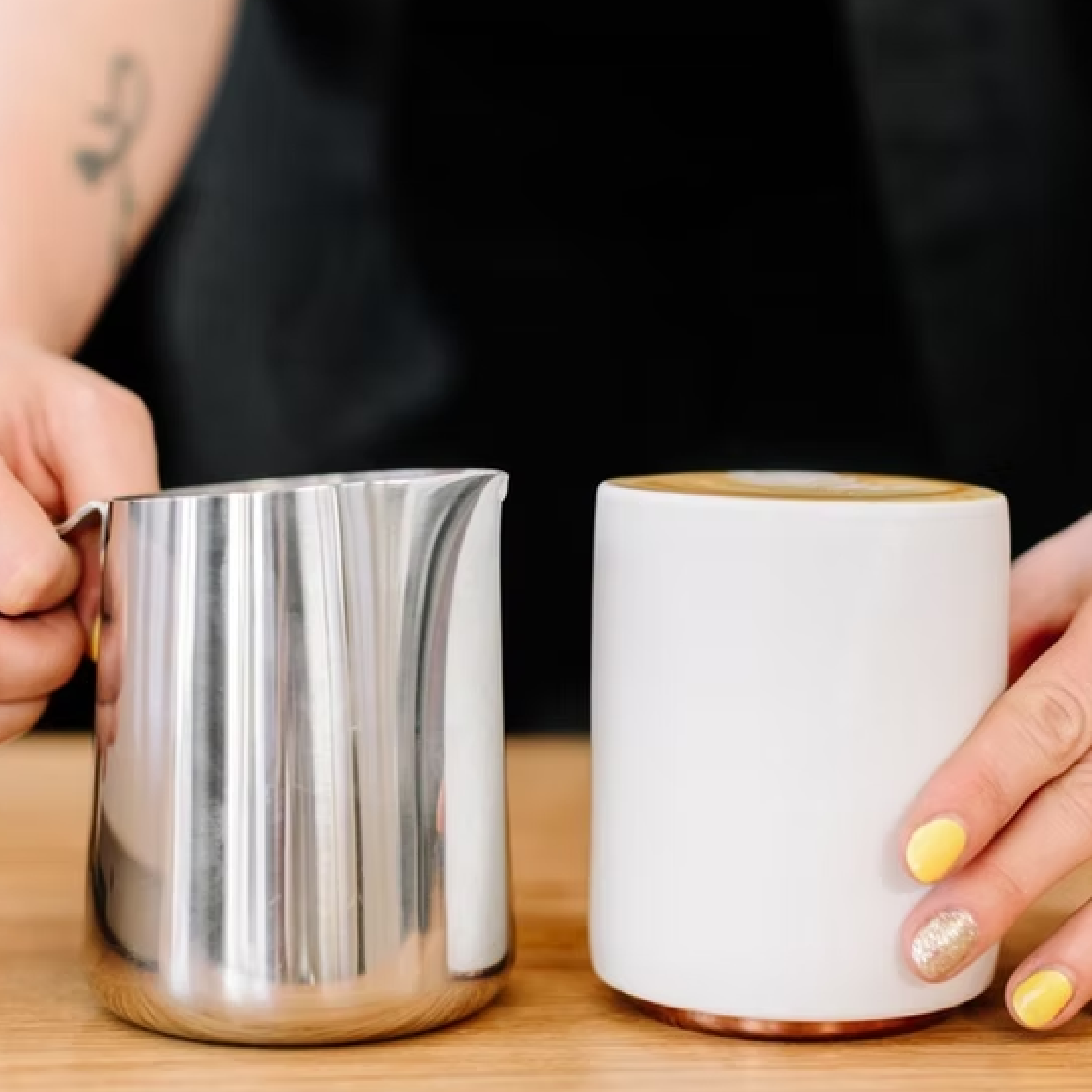 Fellow Monty Milk Art Cup (Latte 11oz) - White