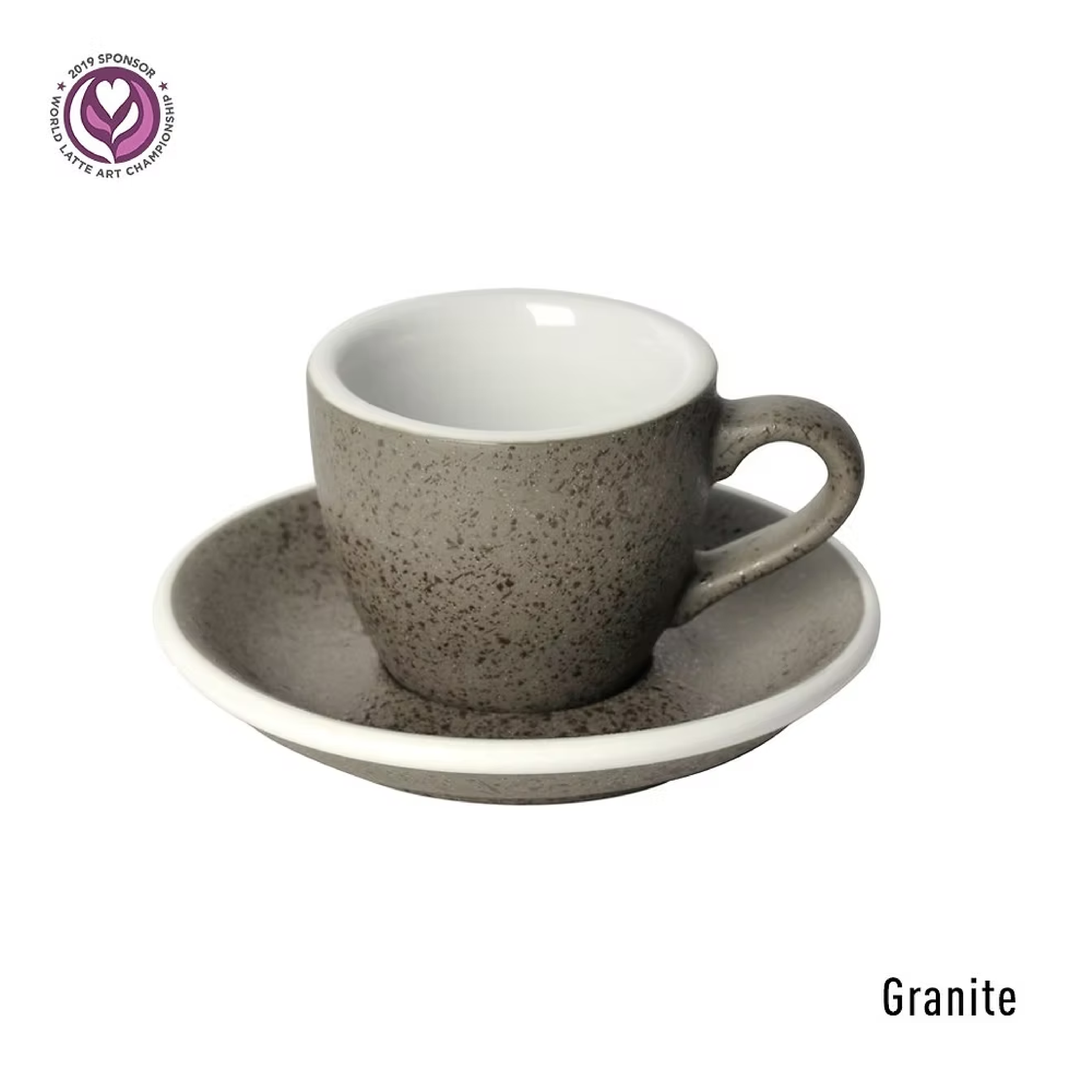 Loveramics Egg 80ml Espresso Cup Saucer (Potter Colours)
