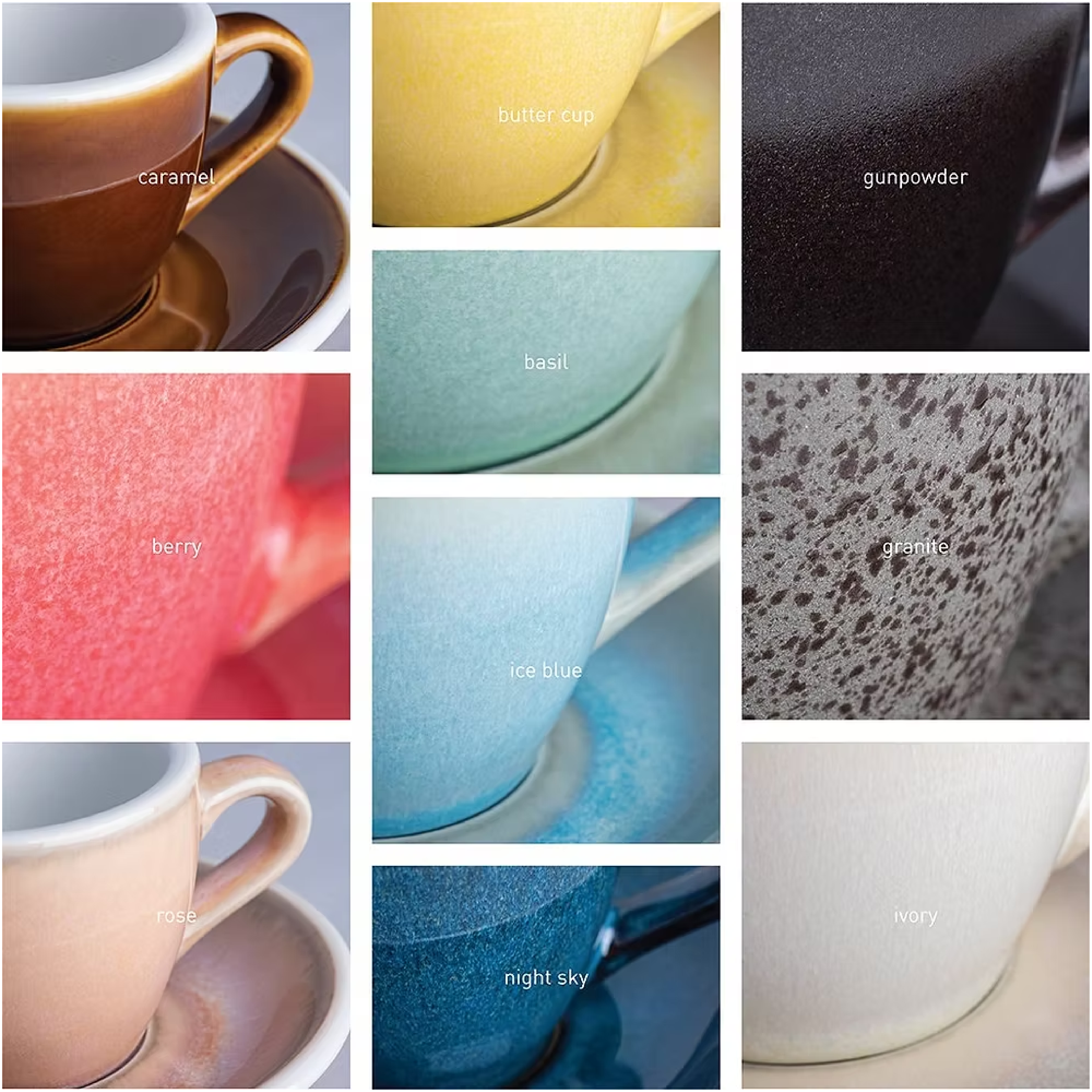 Loveramics Egg 80ml Espresso Cup Saucer (Potter Colours)
