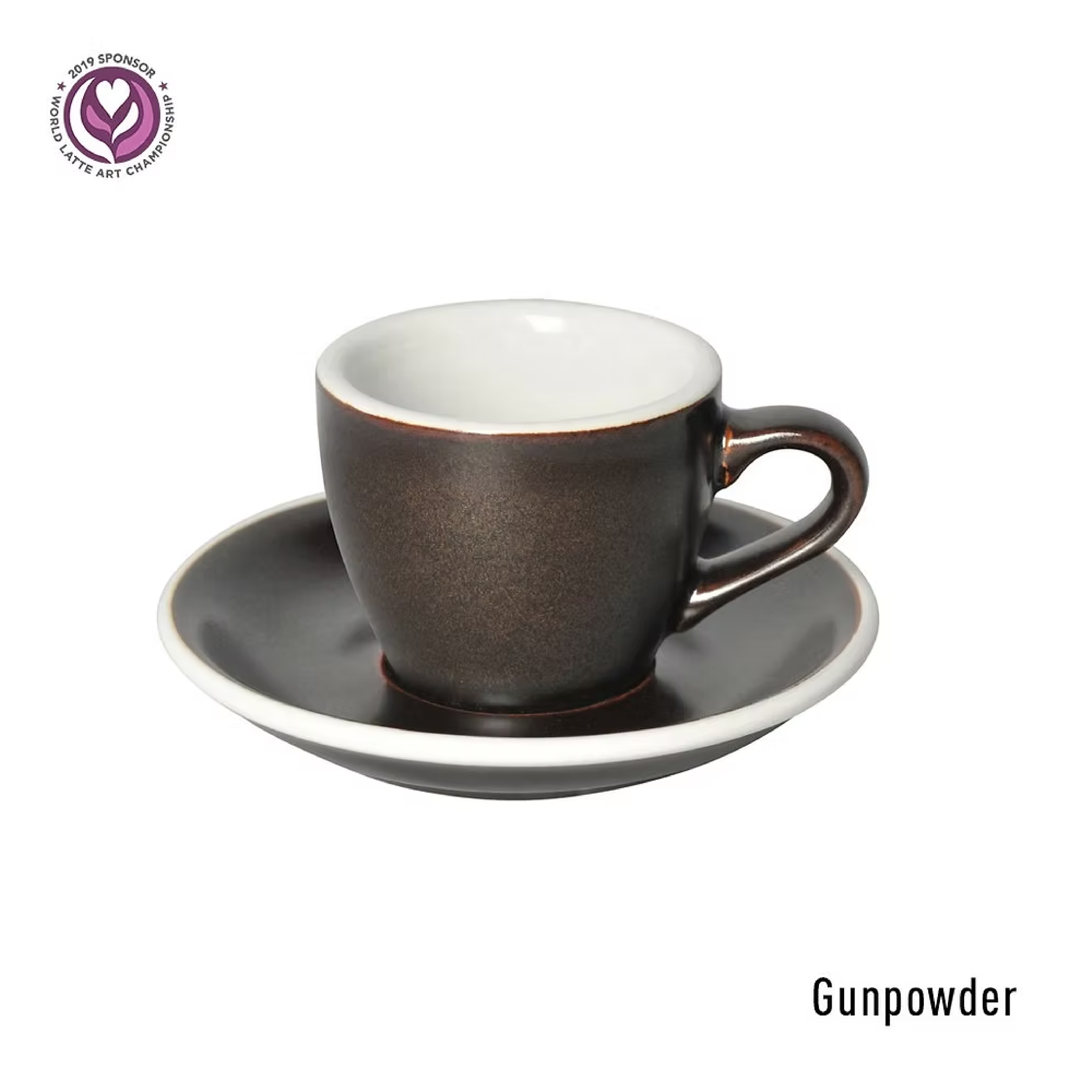 Loveramics Egg 80ml Espresso Cup Saucer (Potter Colours)