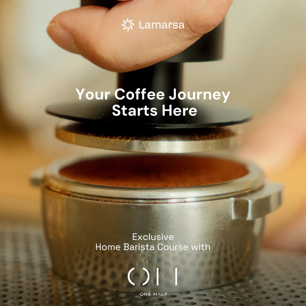 Lamarsa Exclusive Barista Class Course x One Half