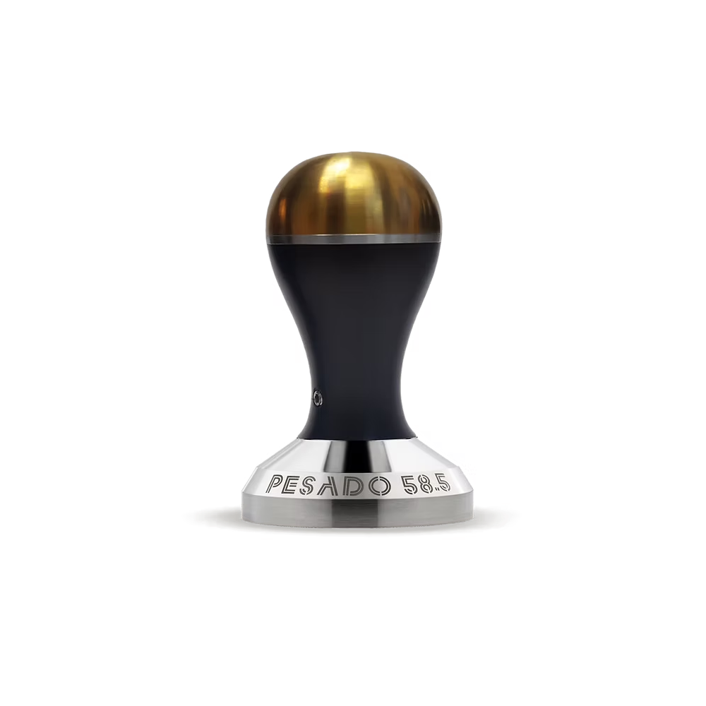 Pesado 58.5 Tamper - Black & Gold