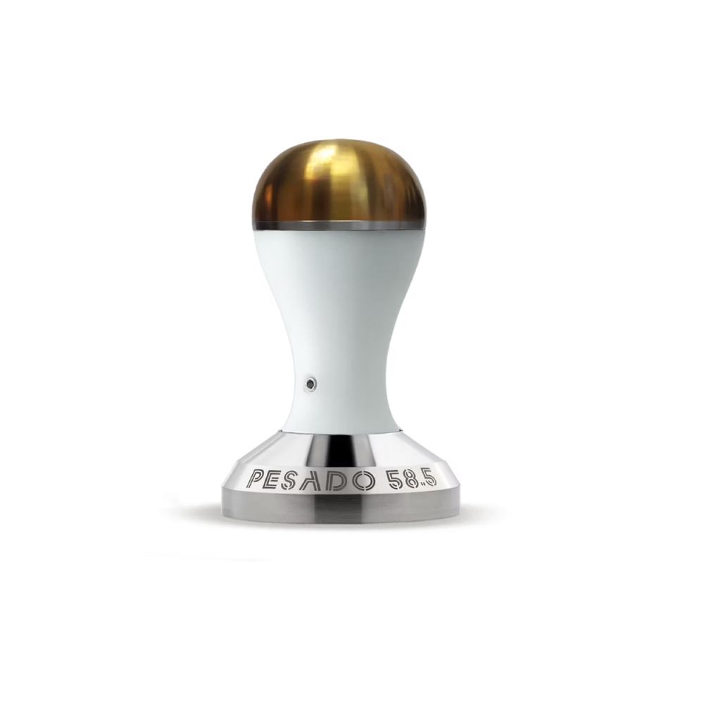 Pesado 58.5 Tamper - White & Gold