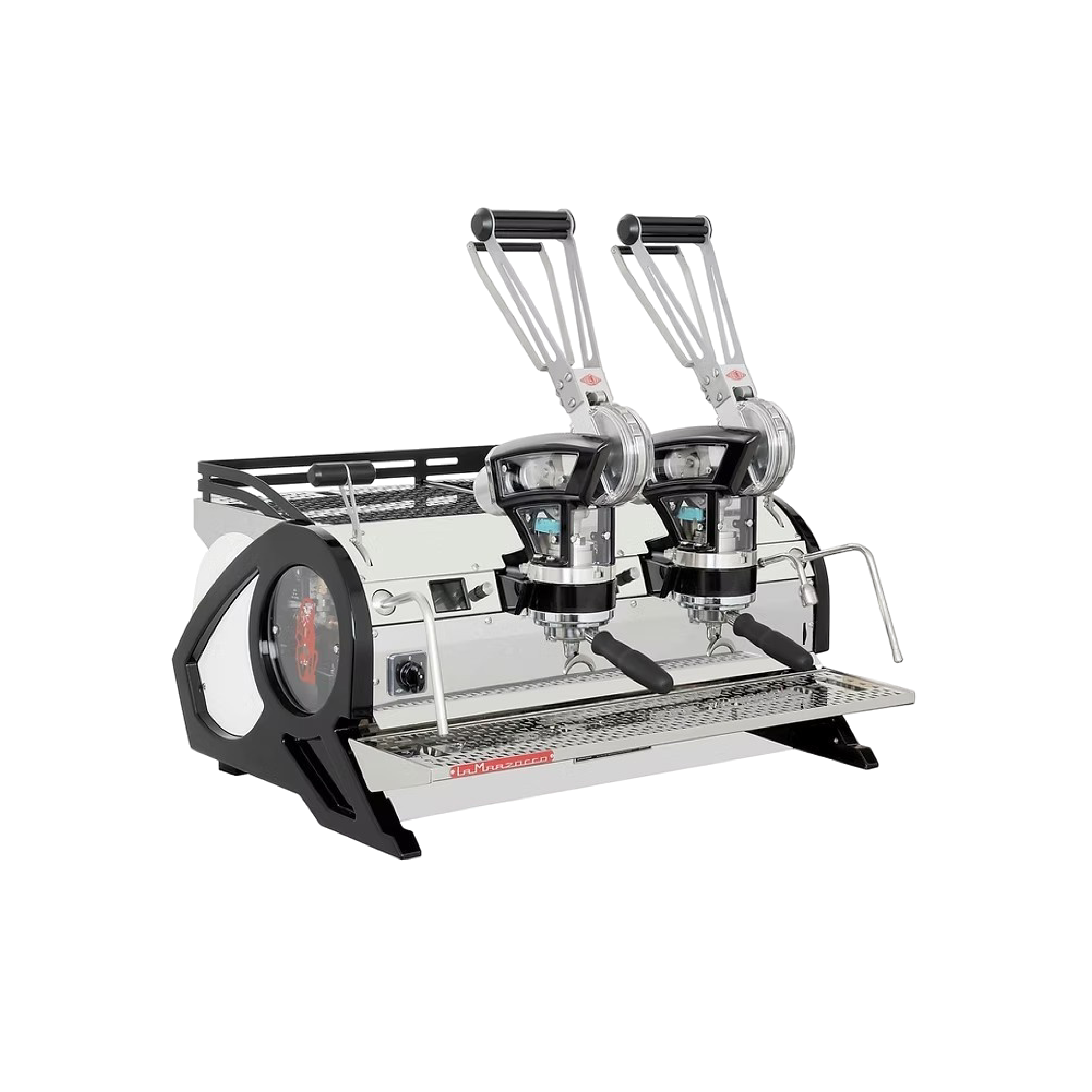 La Marzocco Leva Commercial Espresso Machine. Front view of the machine.