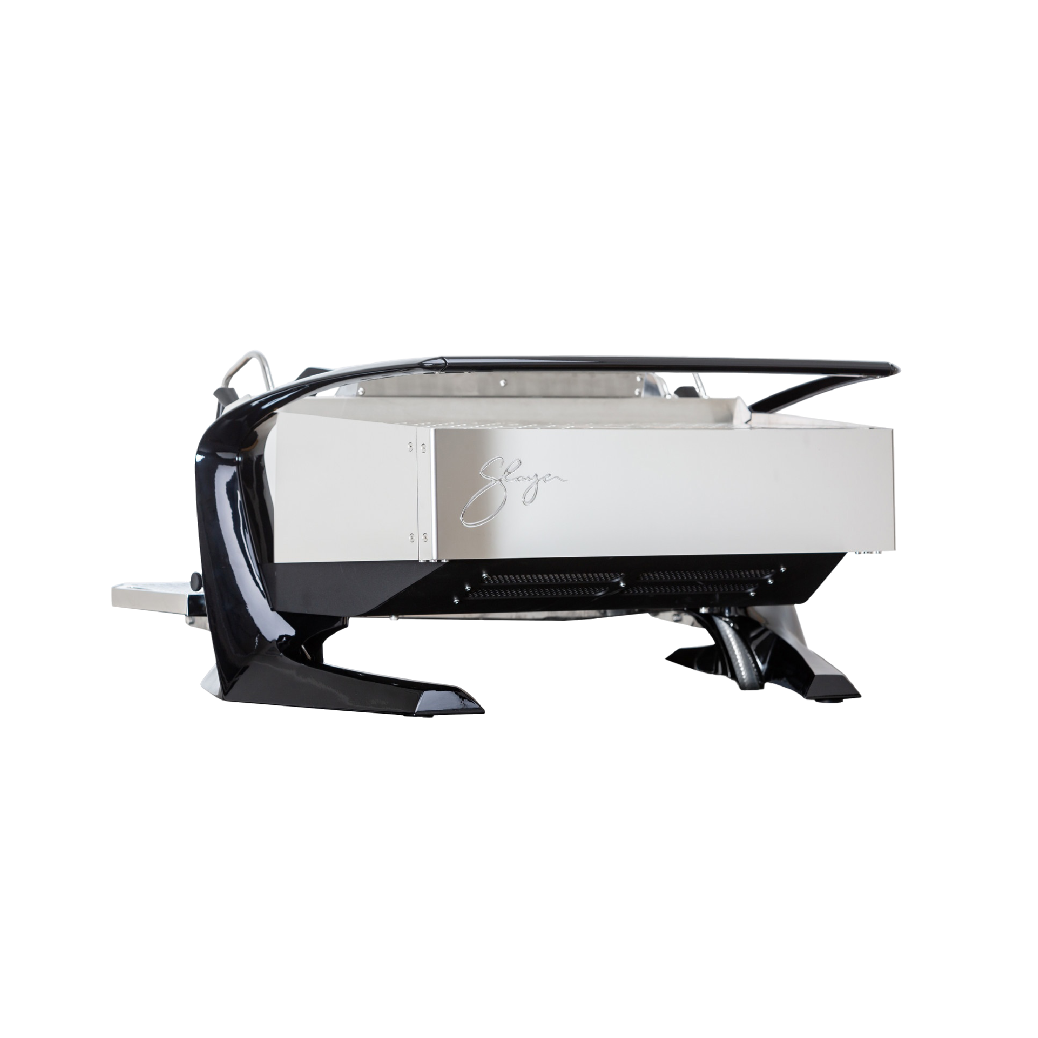 Slayer Steam LP Commercial Espresso Machine 3 grouphead. Back view of the machine.