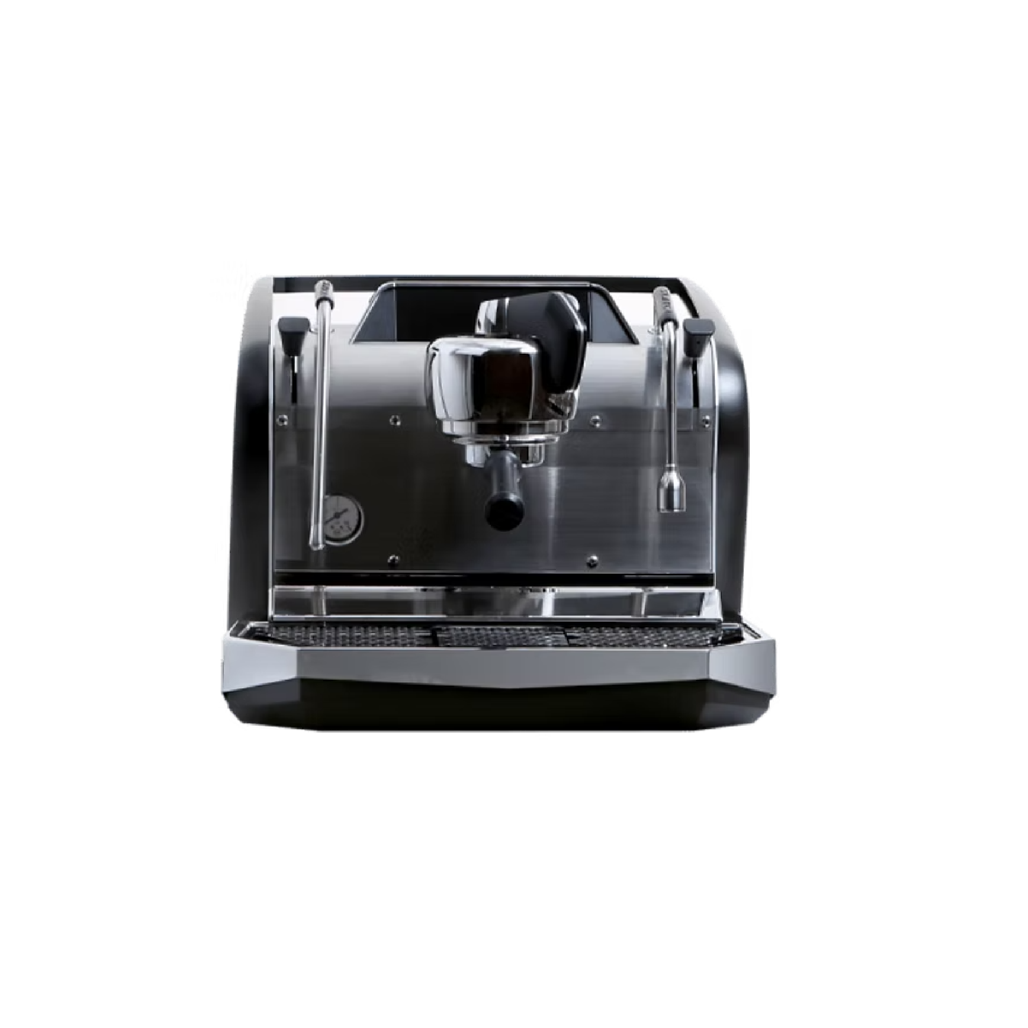 Slayer Steam Single Group Espresso Machine. Front view of the machine.