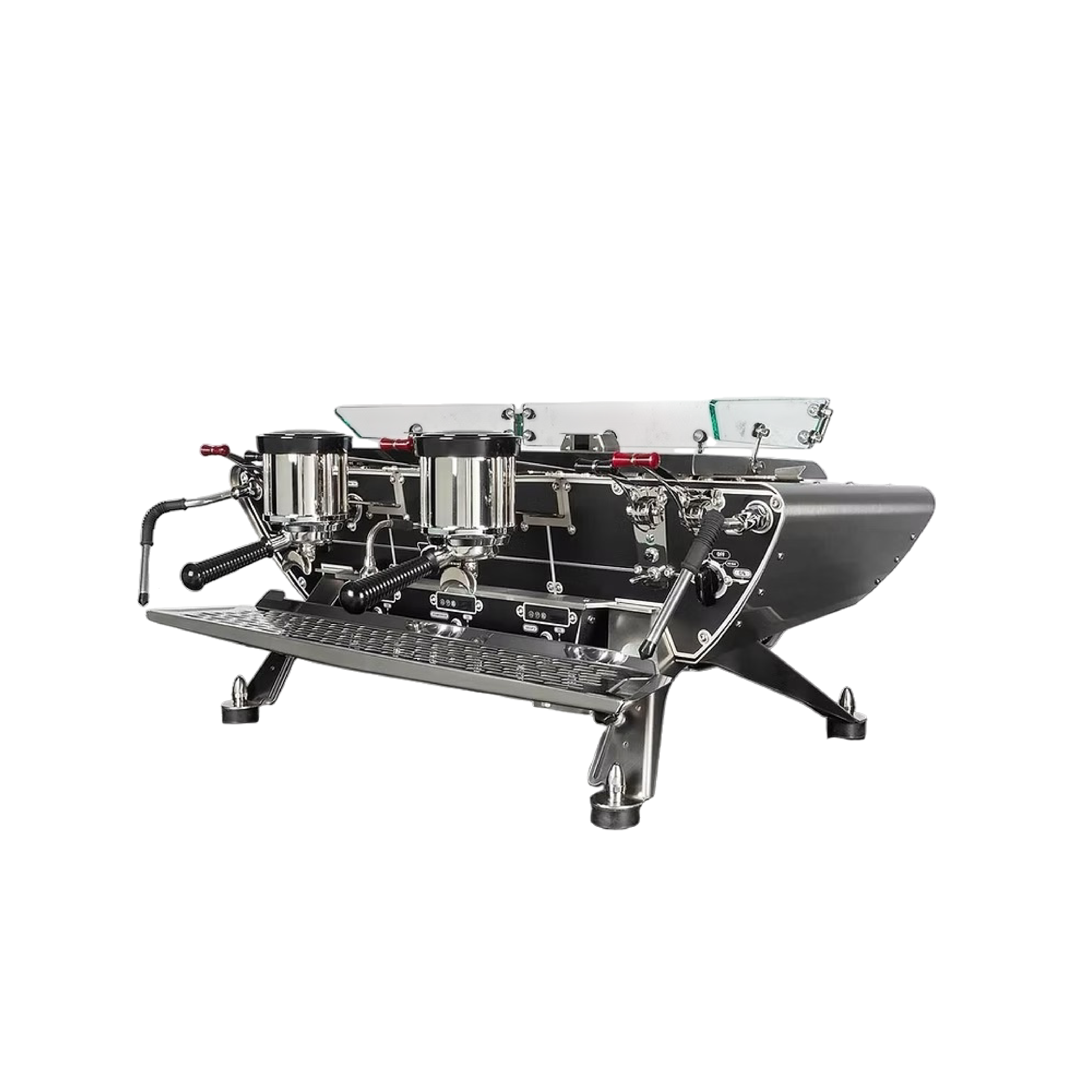 Kees Van Der Westen Spirit Duette. Front view of the standard version with raw body, raw frame and raw cup tray.