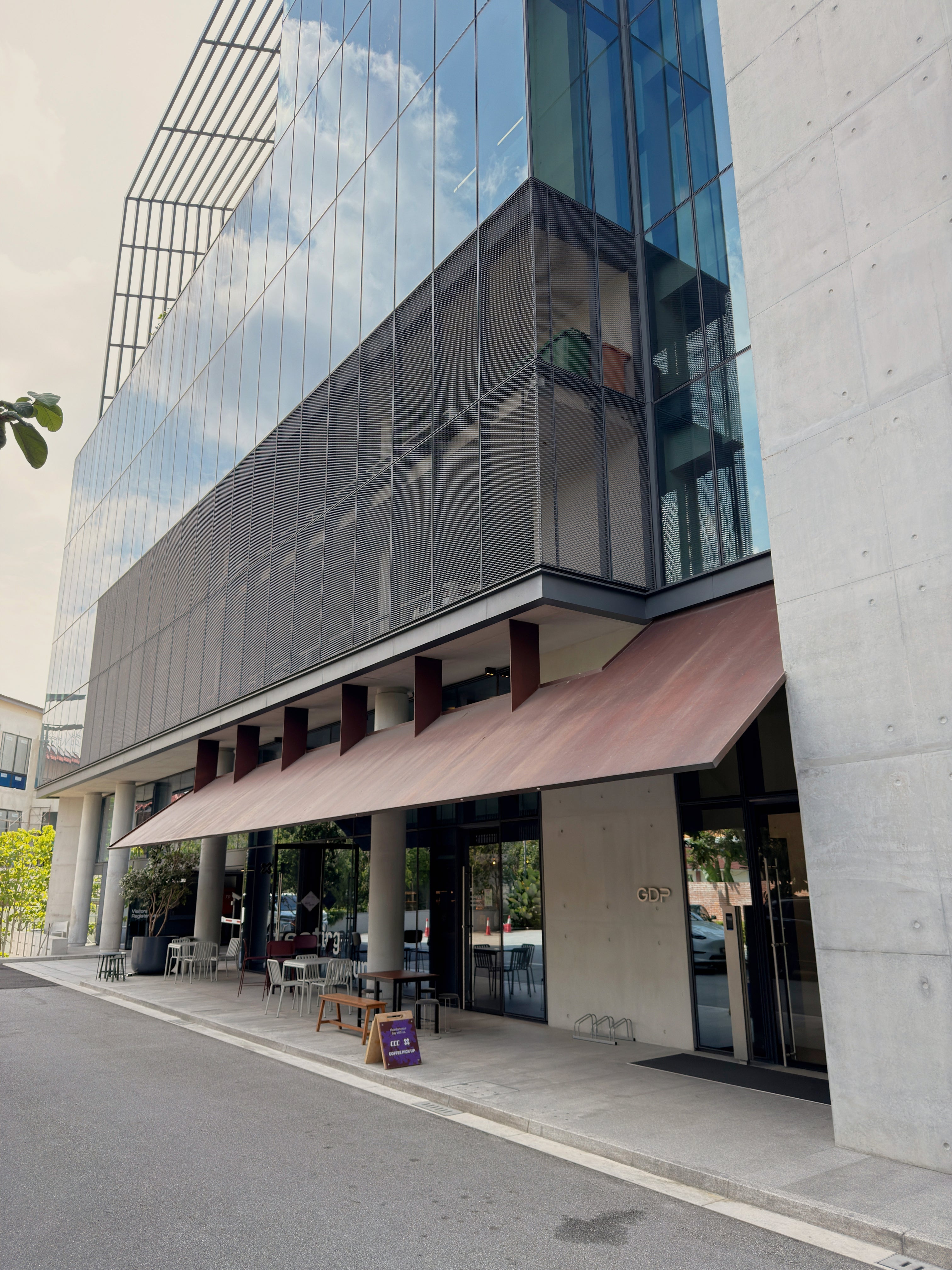 Cafe Hidden in an Architect's Building: CCC Testing Ground