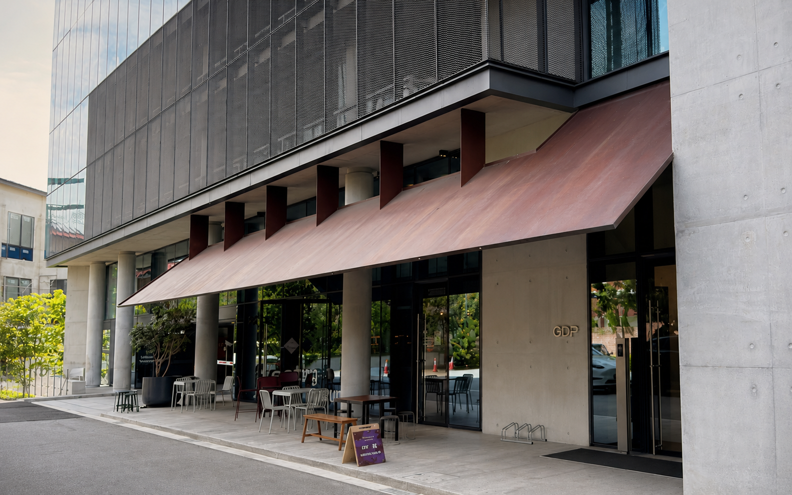 Cafe Hidden in an Architect's Building: CCC Testing Ground