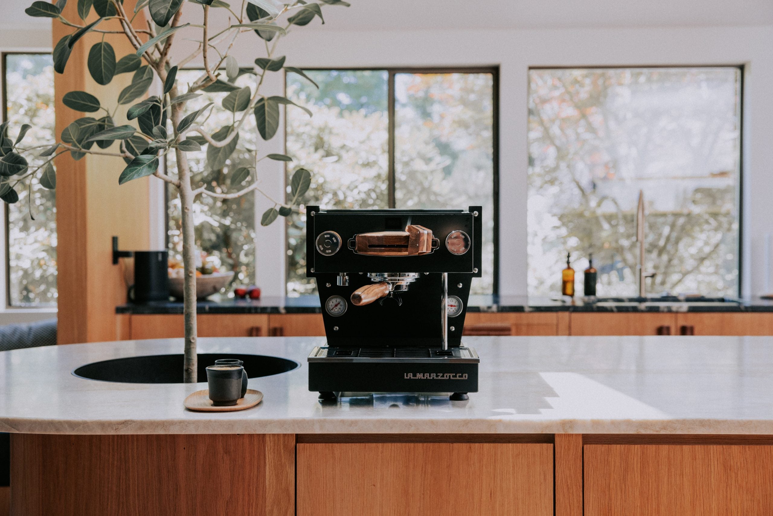 La Marzocco Walnut Customization Kit for Linea Mini