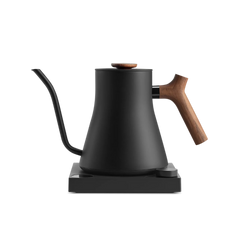 Fellow Stagg EKG Pro Kettle with Walnut Handle - 0.9L, Black