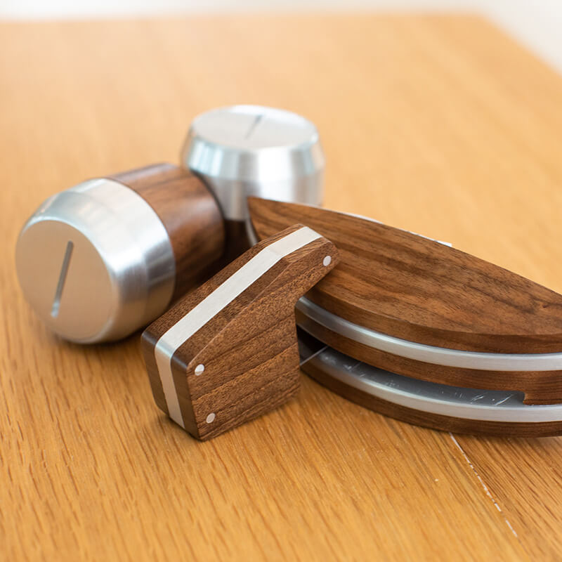 La Marzocco Walnut Wood Customization Kit for Linea Mini