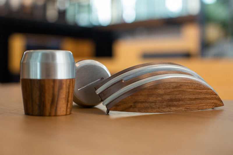 La Marzocco Walnut Wood Customization Kit for Linea Mini