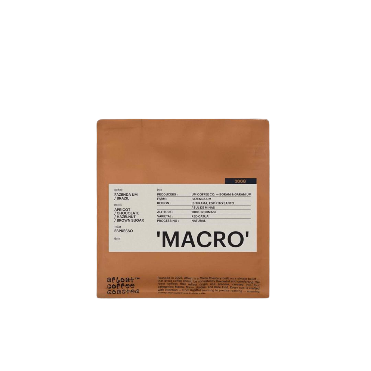 Afloat Coffee Roasters - Fazenda Um, Brazil 200g