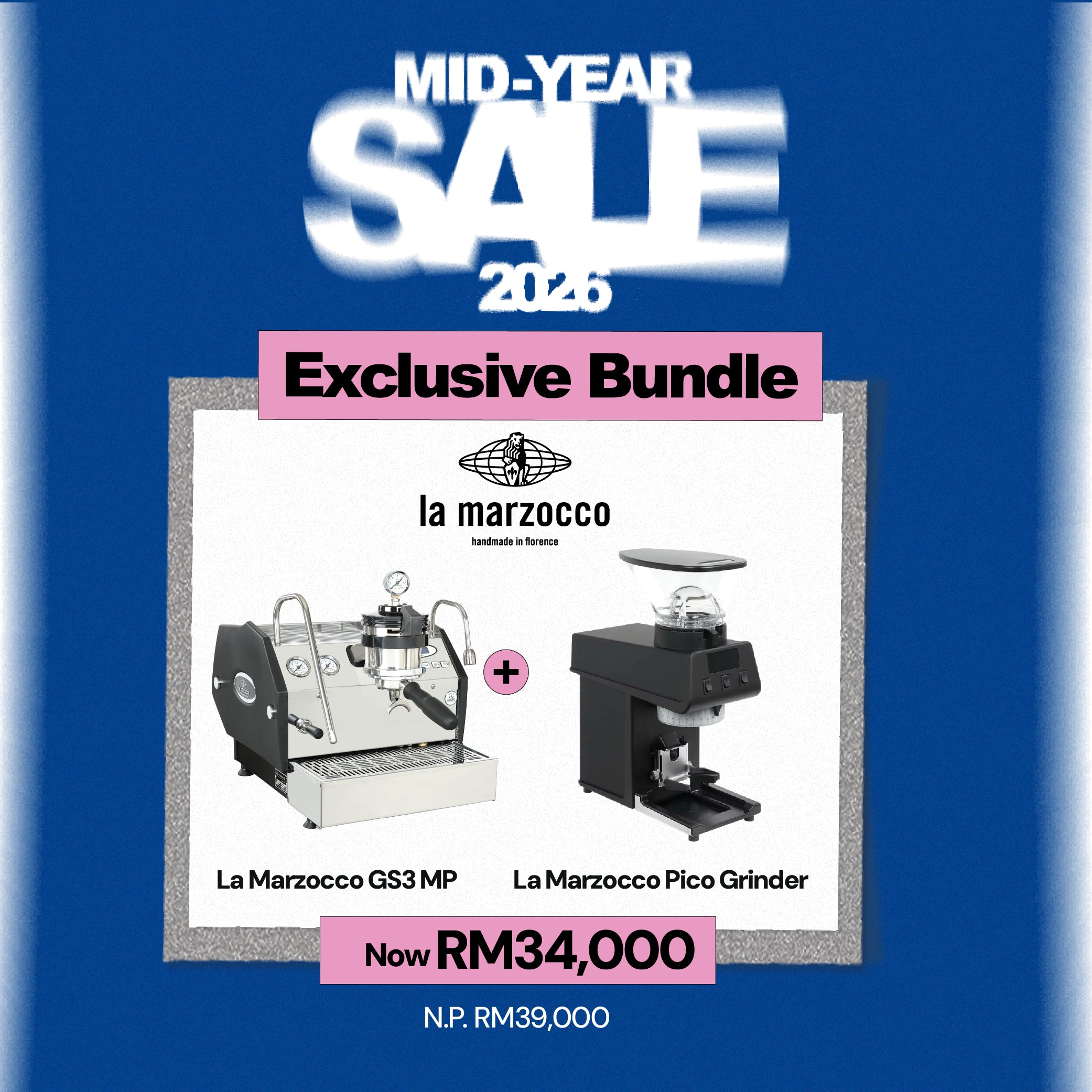 ( Bundle ) La Marzocco GS3 MP Espresso Machine FOC La Marzocco Pico Grinder