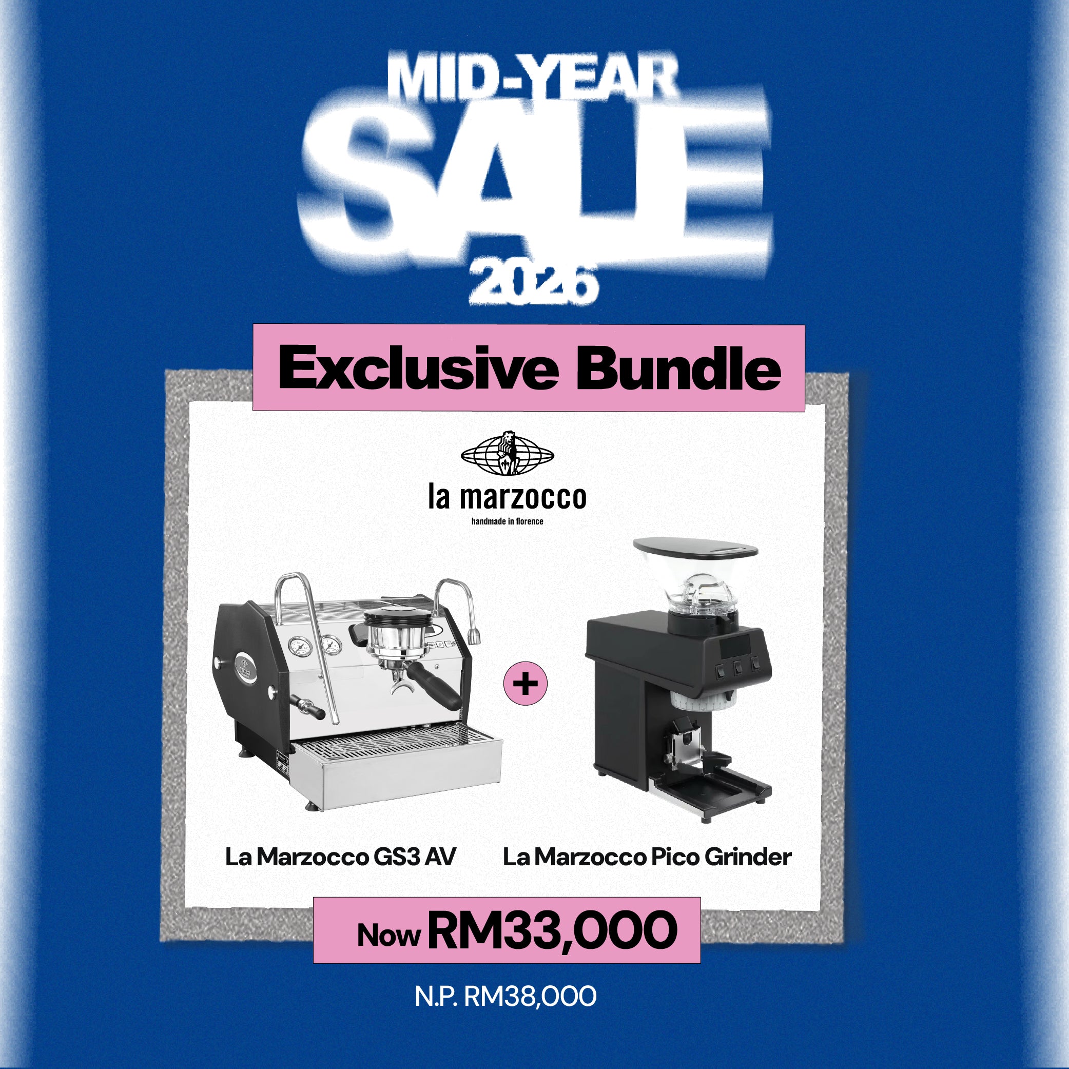 ( Bundle ) La Marzocco GS3 AV Espresso Machine FOC La Marzocco Pico Grinder