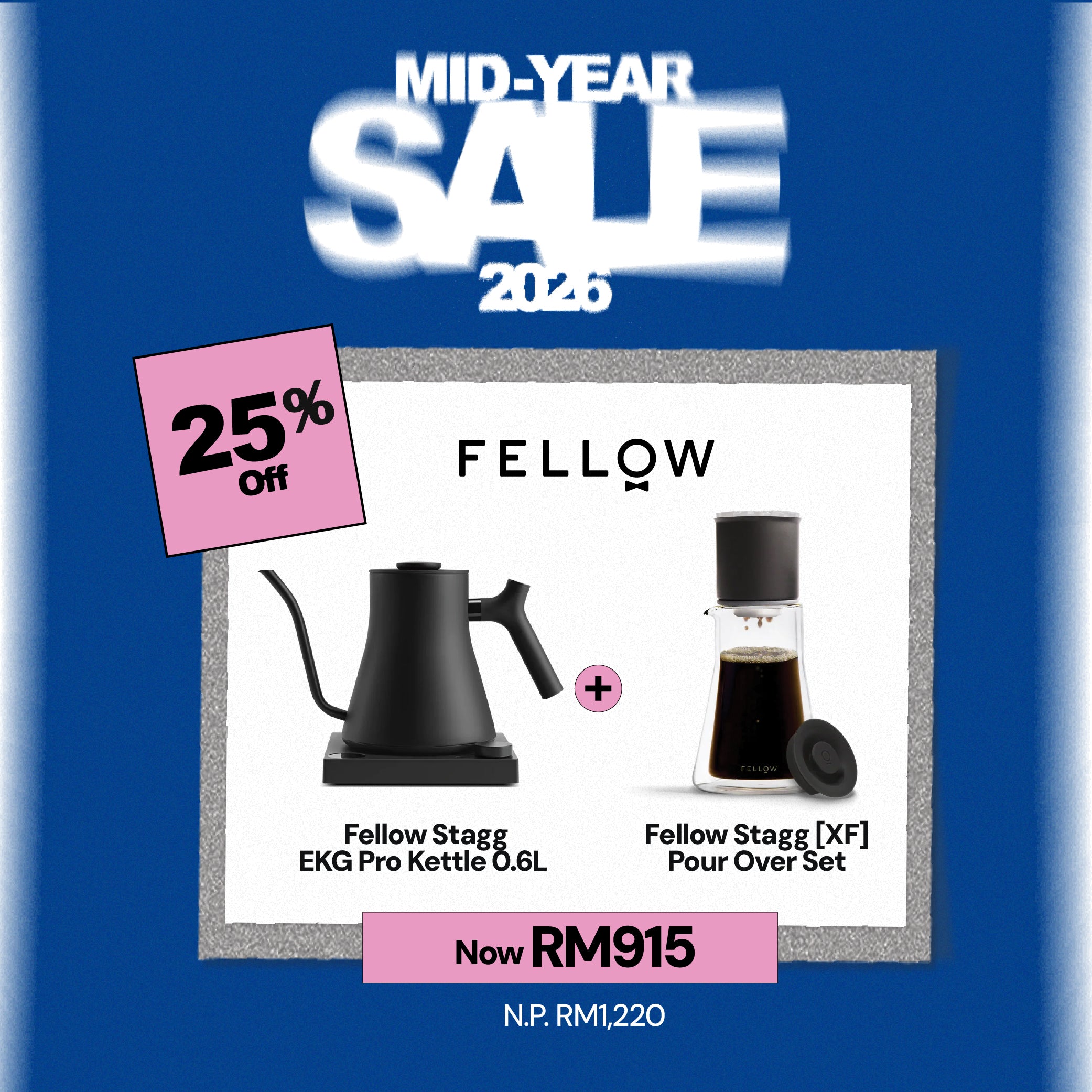 ( Bundle ) Fellow Stagg EKG Pro Kettle 0.6L + Stagg [XF] Pour-Over Set