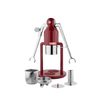 Cafelat Robot Barista Manual Lever Espresso Maker in red.