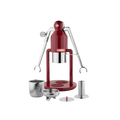 Cafelat Robot Barista Manual Lever Espresso Maker in red.