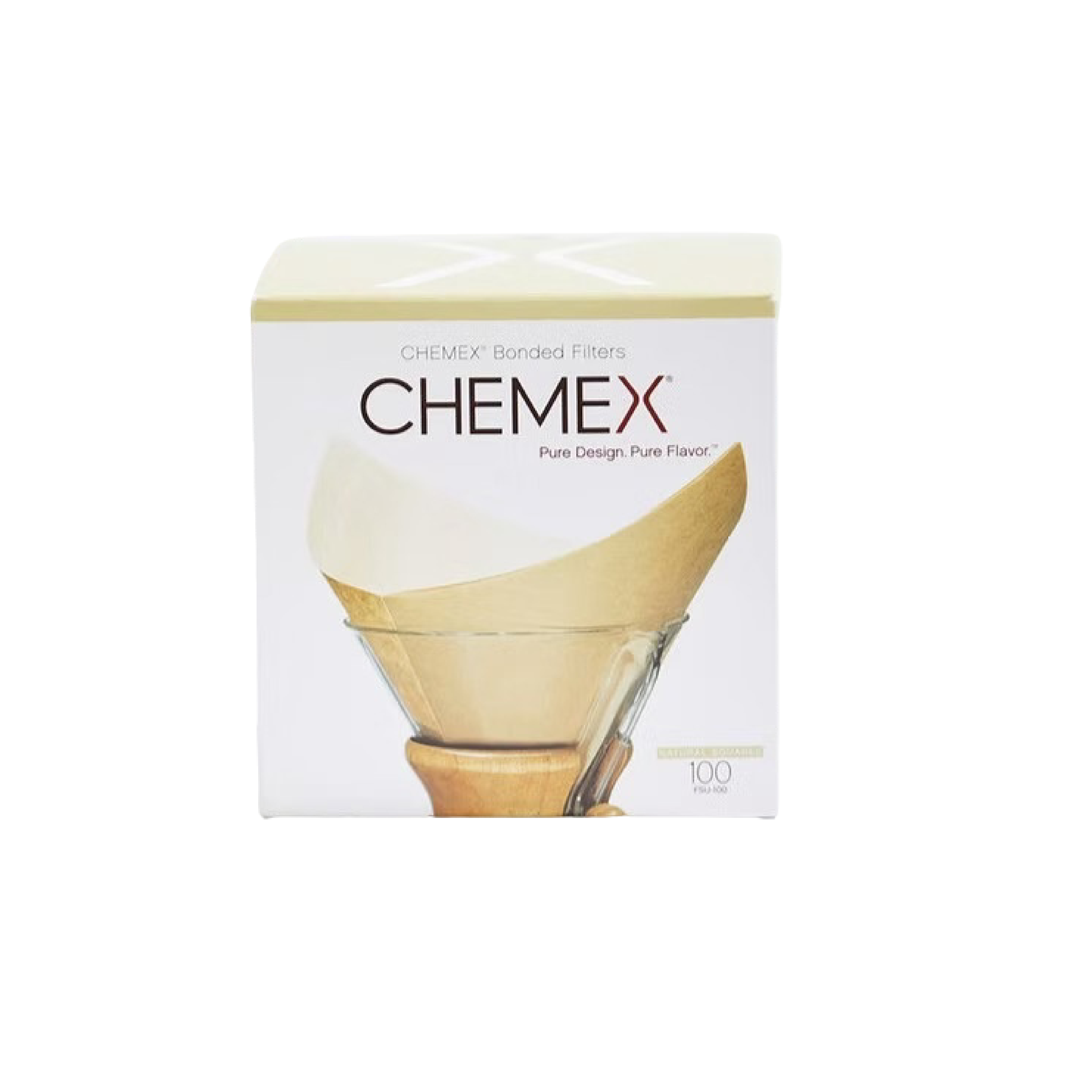 Chemex Pre-Folded Square Filter Papers - Pack of 100