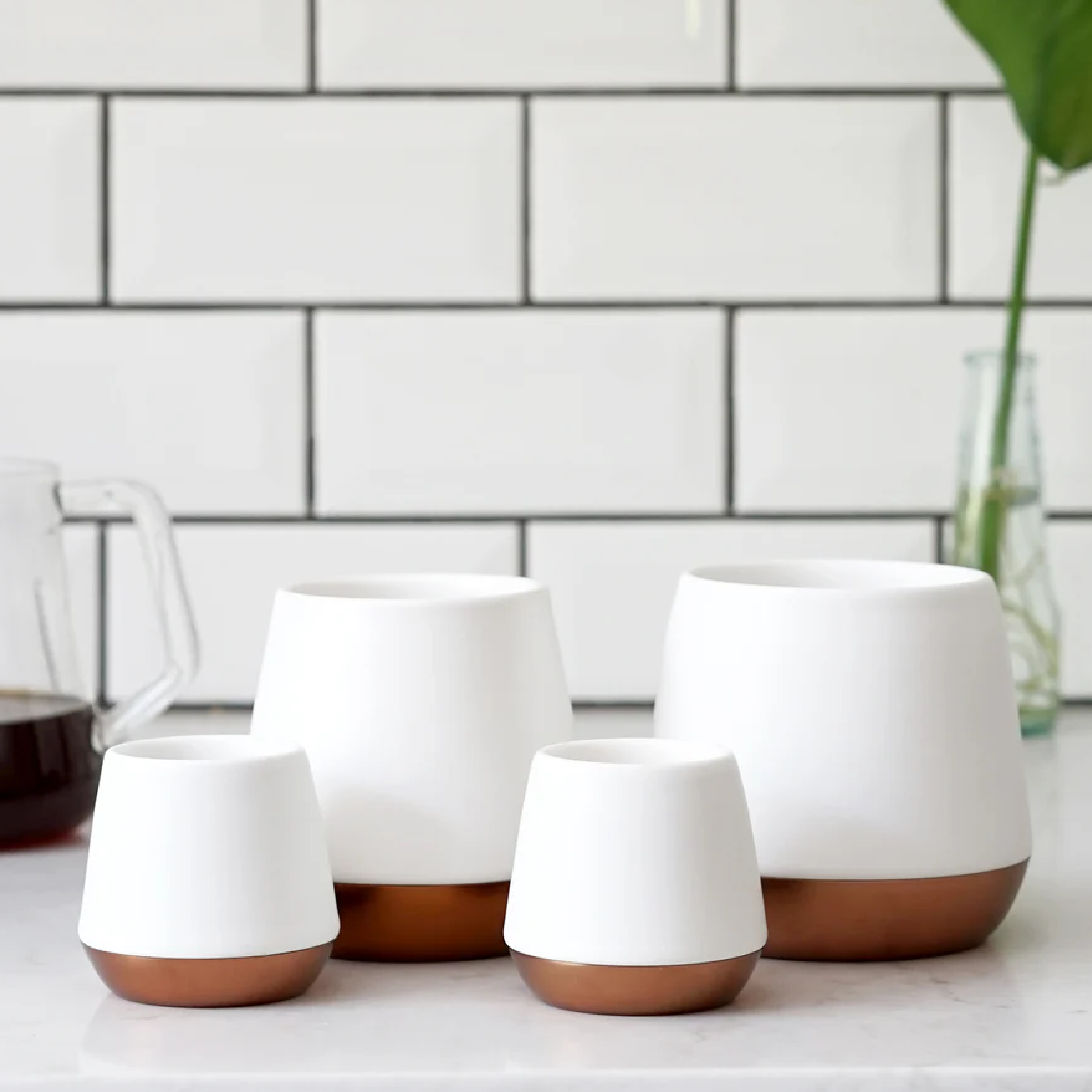 Fellow Joey Double Wall Ceramic Mugs - White