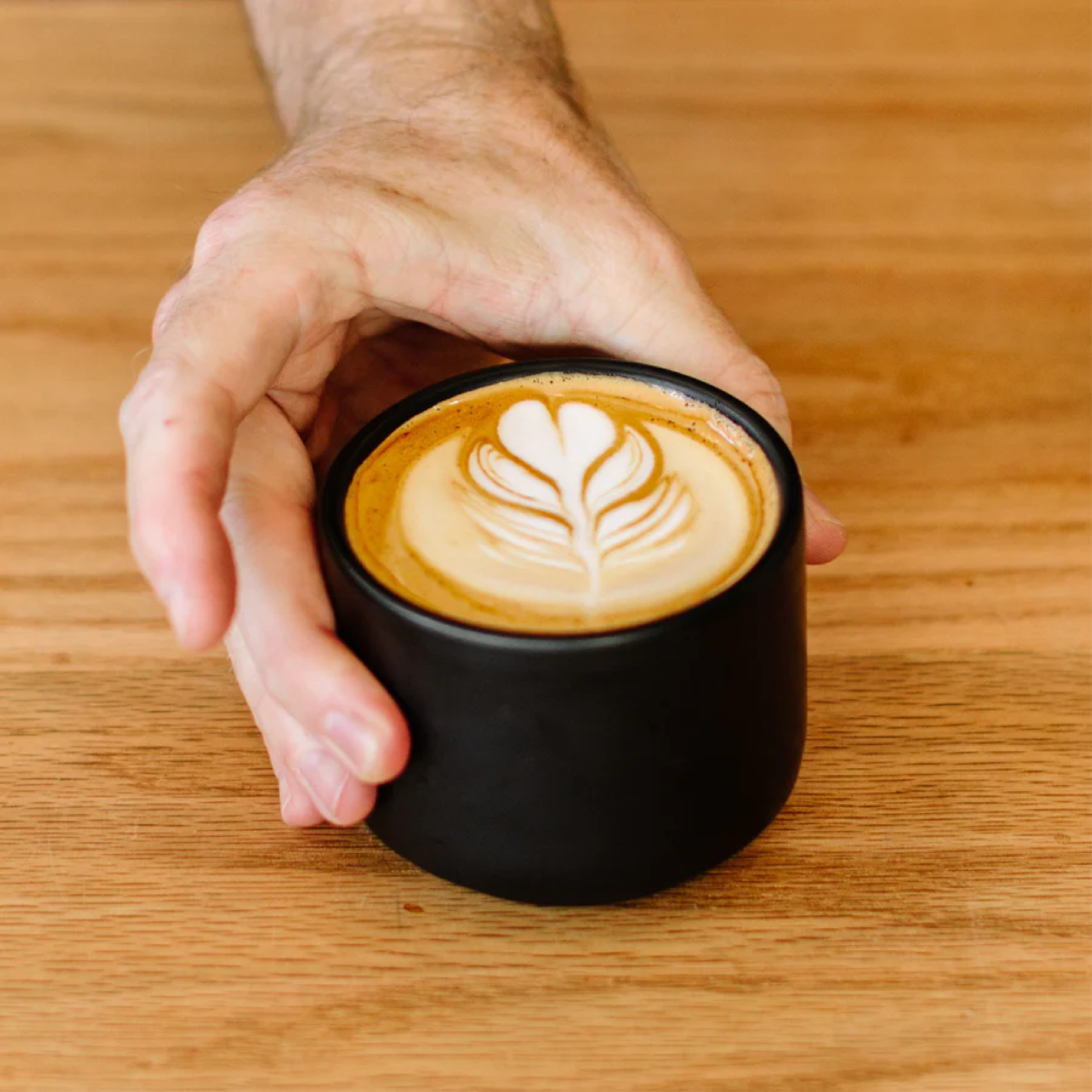 Fellow Monty Milk Art Cup (Cappuccino 6.5oz ) - Black