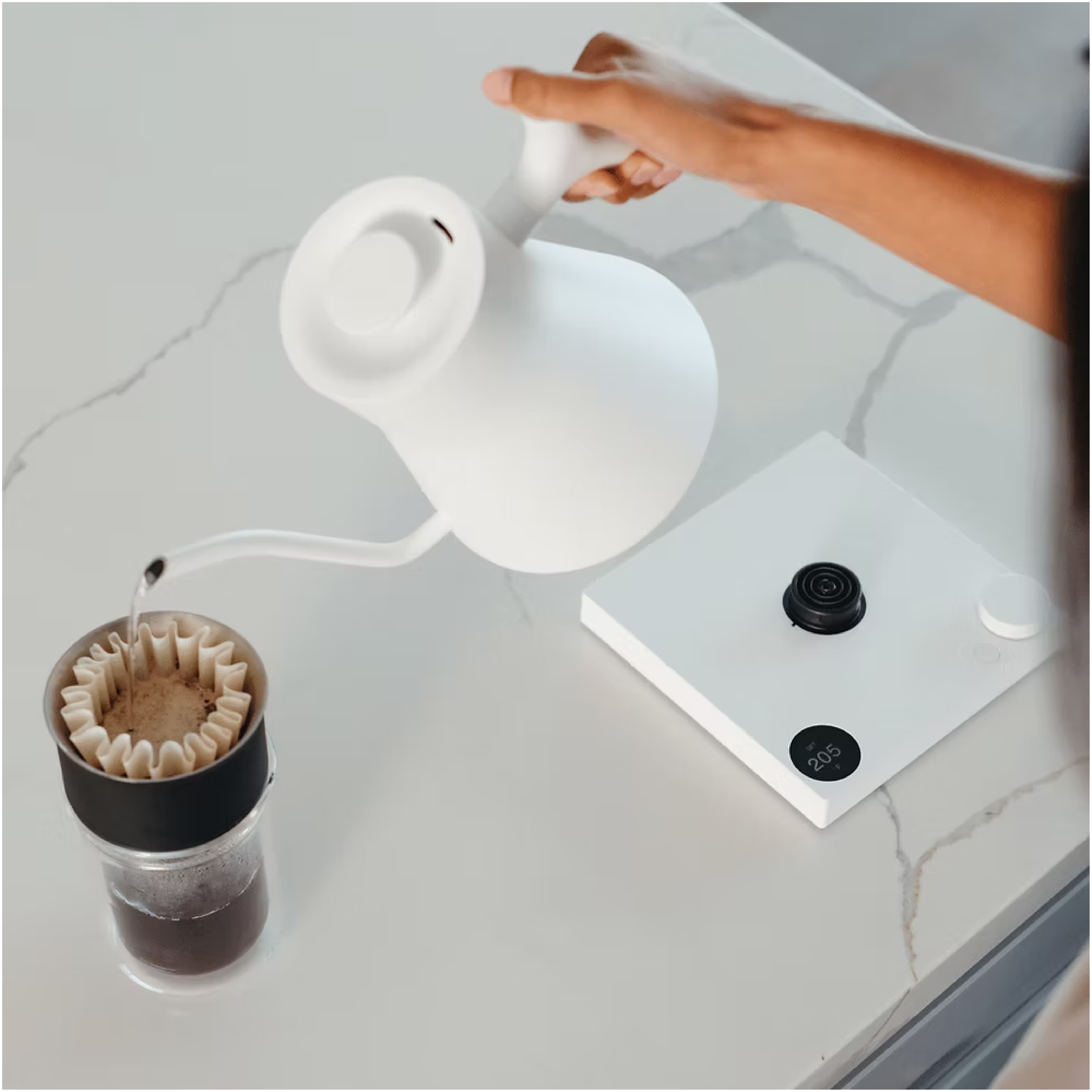 Fellow Stagg EKG Pro Kettle - 0.6L, Matte White
