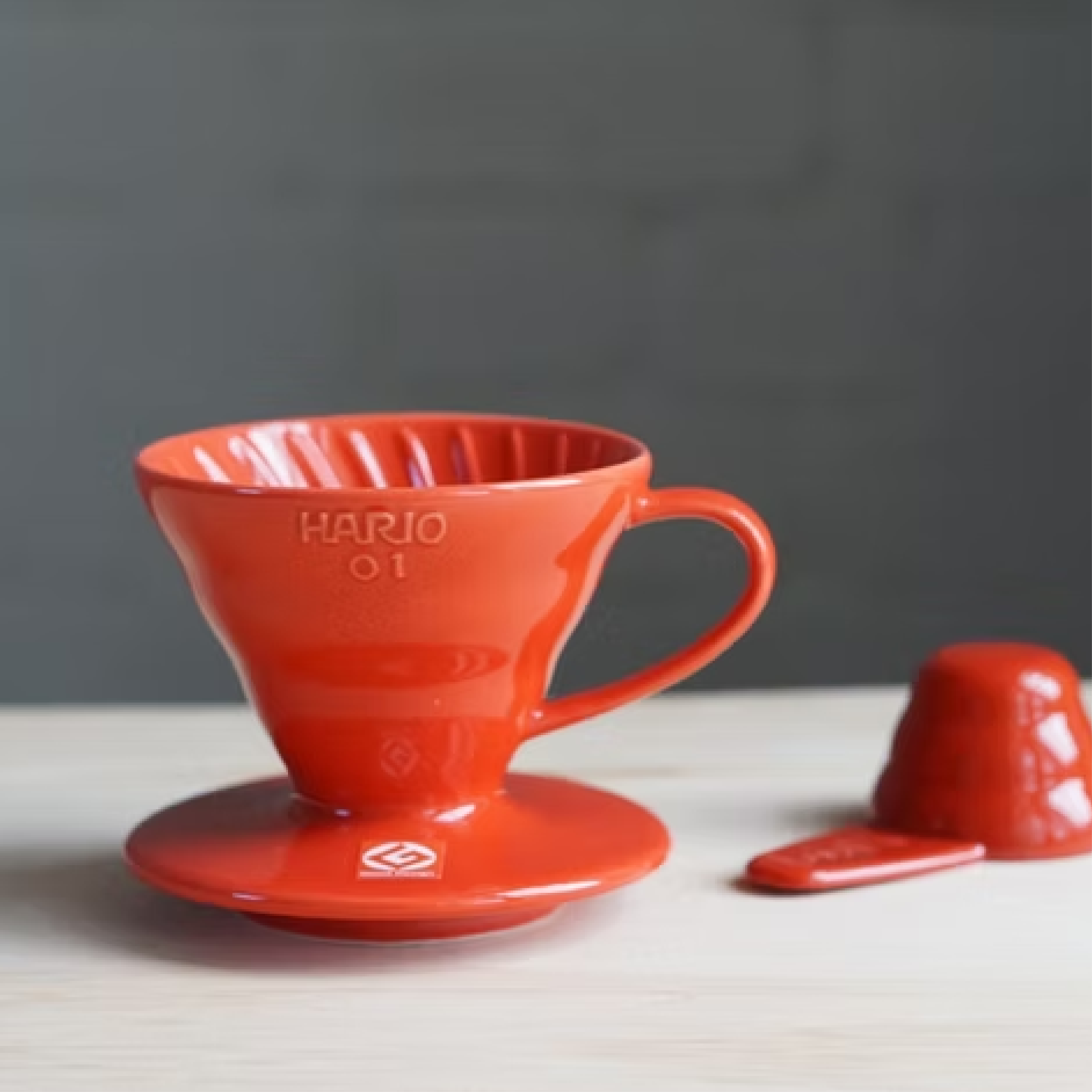 Hario V60 Coffee Dripper 01 - Ceramic (Red)