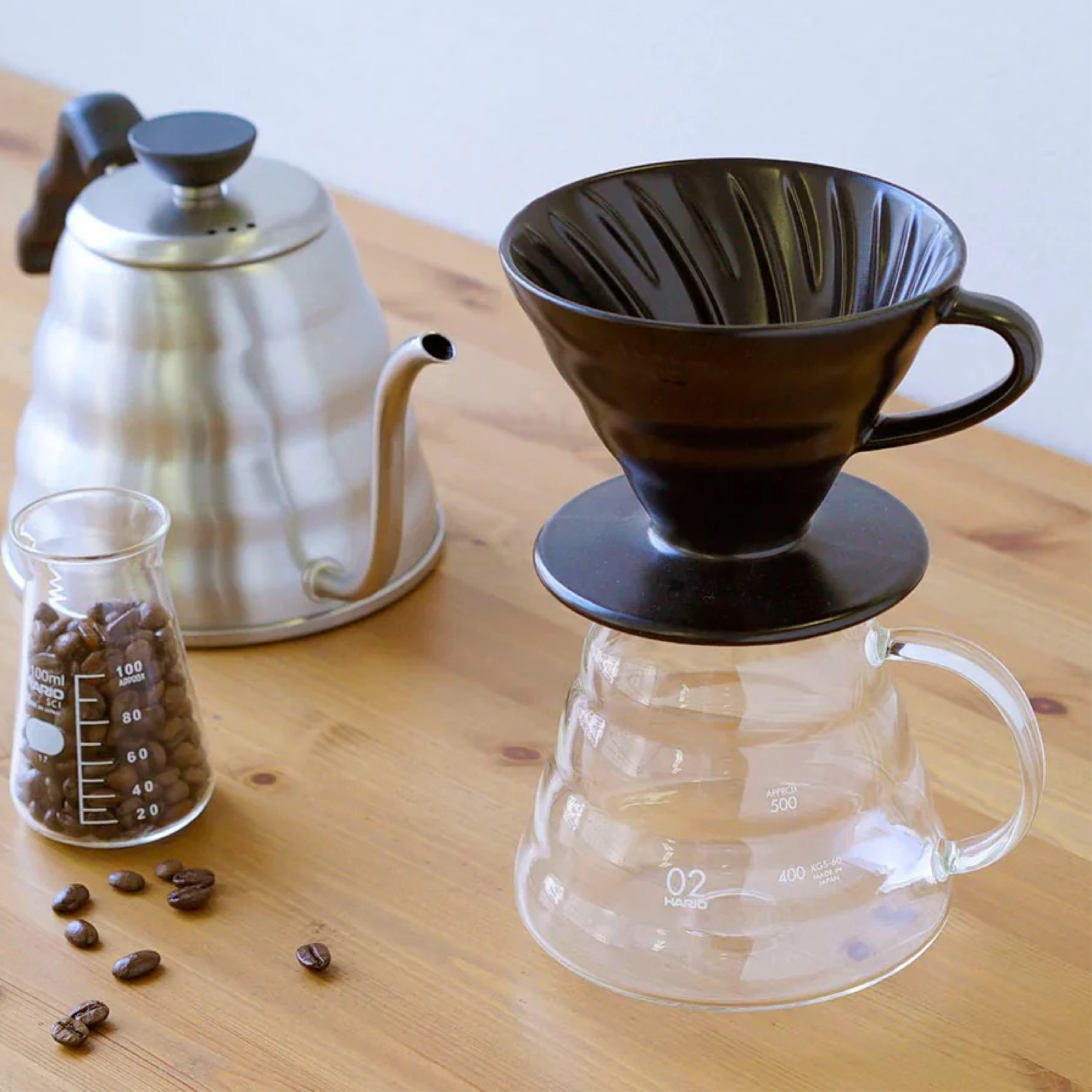 Hario V60 Coffee Dripper 02 - Ceramic (Matt Black)