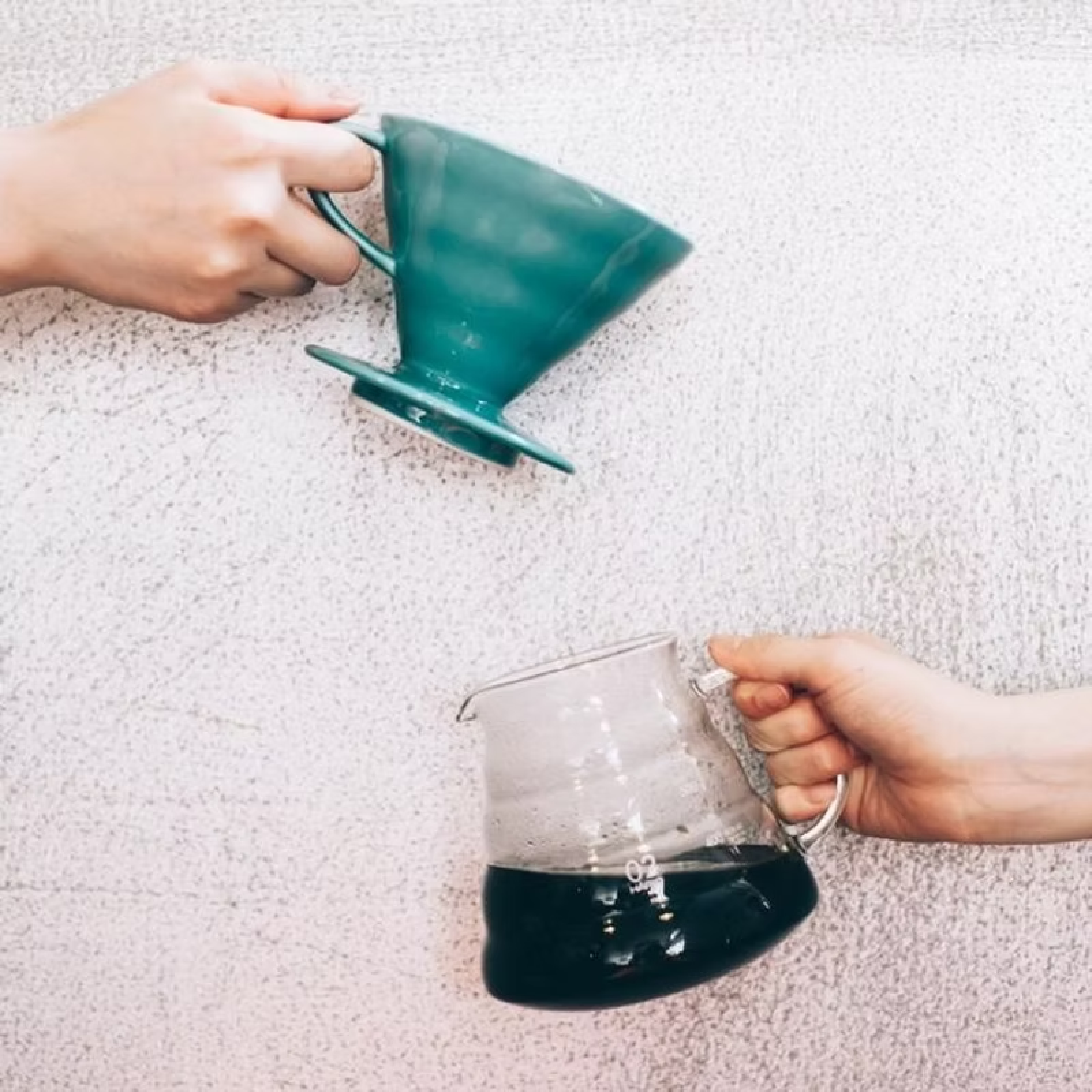 Hario V60 Coffee Dripper 02 - Ceramic (Turquoise Green))