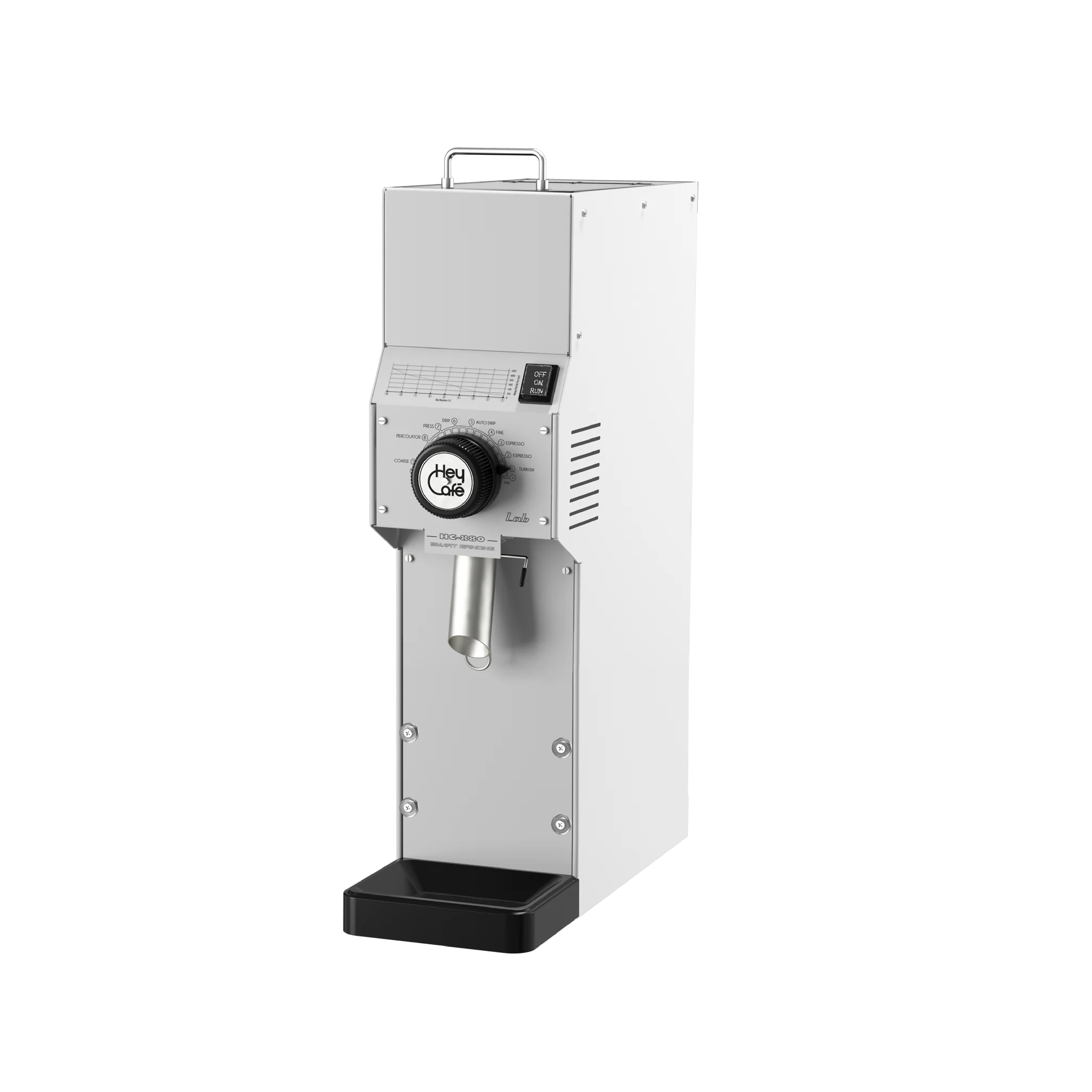 Hey Cafe HC-880 Lab Shop Grinder (Tall)