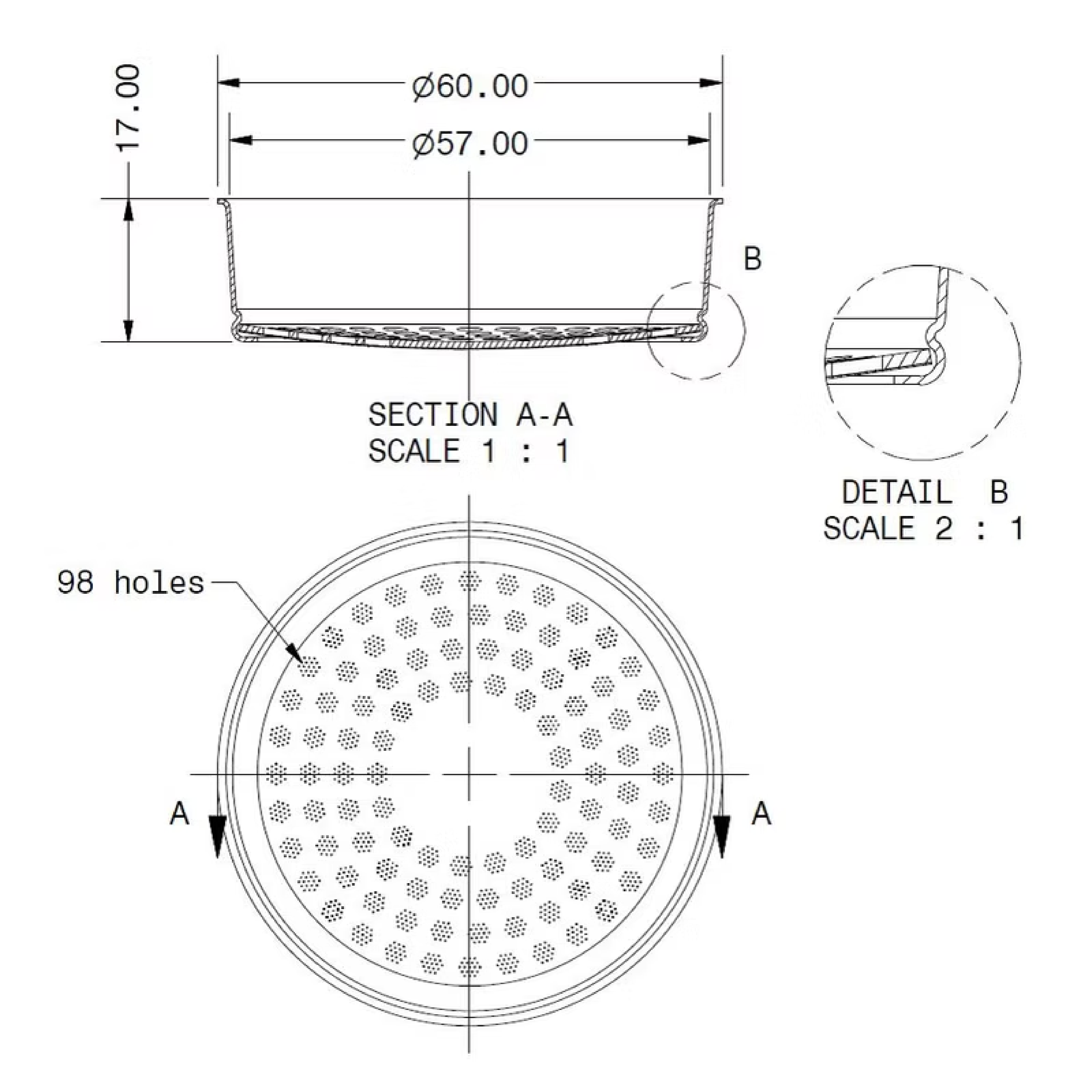IMS Competition Shower Screen E61 200 IM