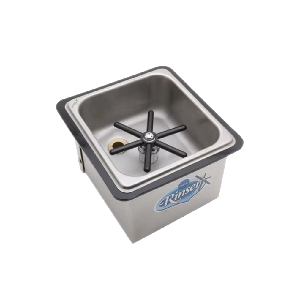 Krome Pitcher Rinser Counter Top  (7''x7''x 4.5'')