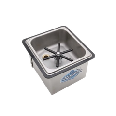 Krome Pitcher Rinser Counter Top  (7''x7''x 4.5'')