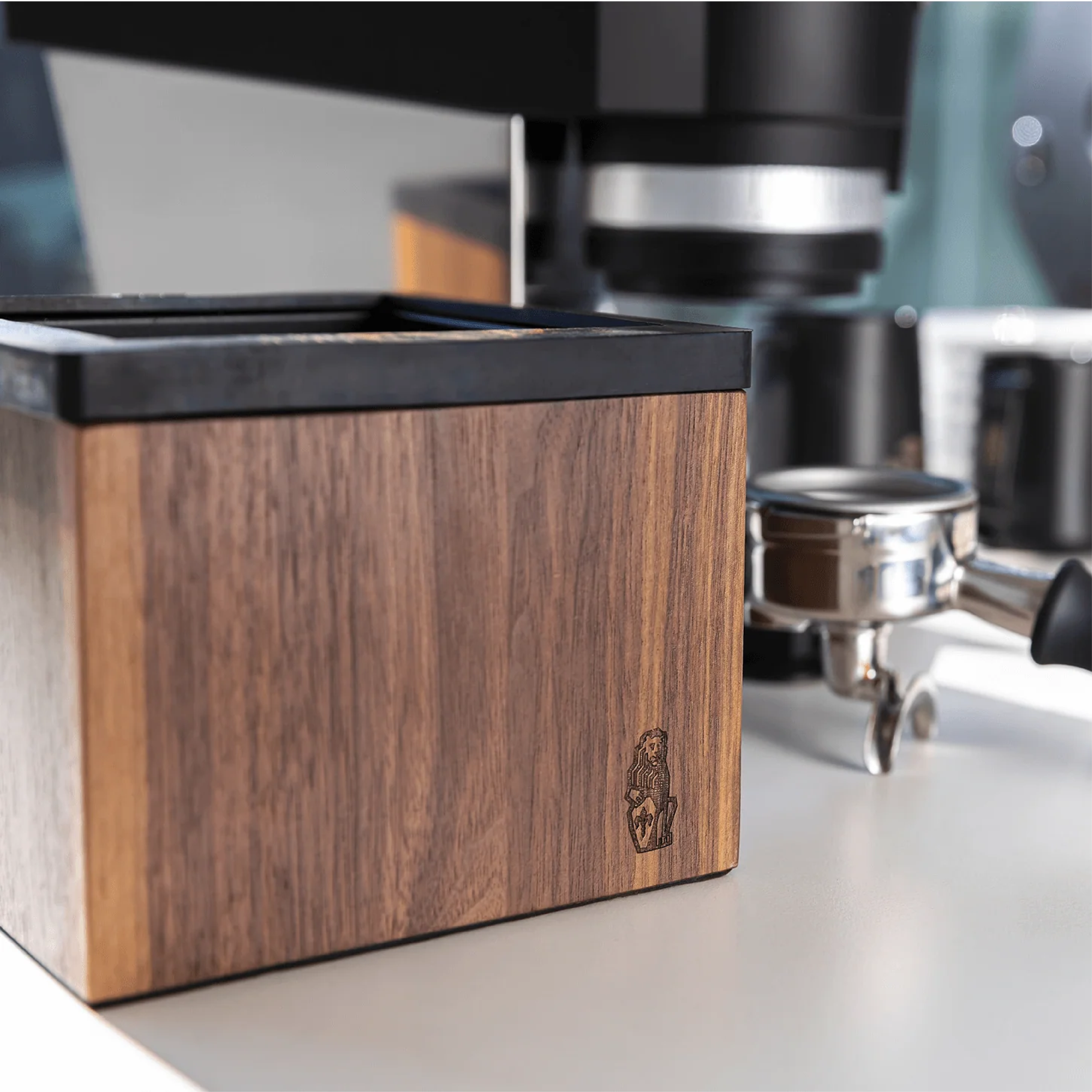 La Marzocco Walnut Wood Knockbox