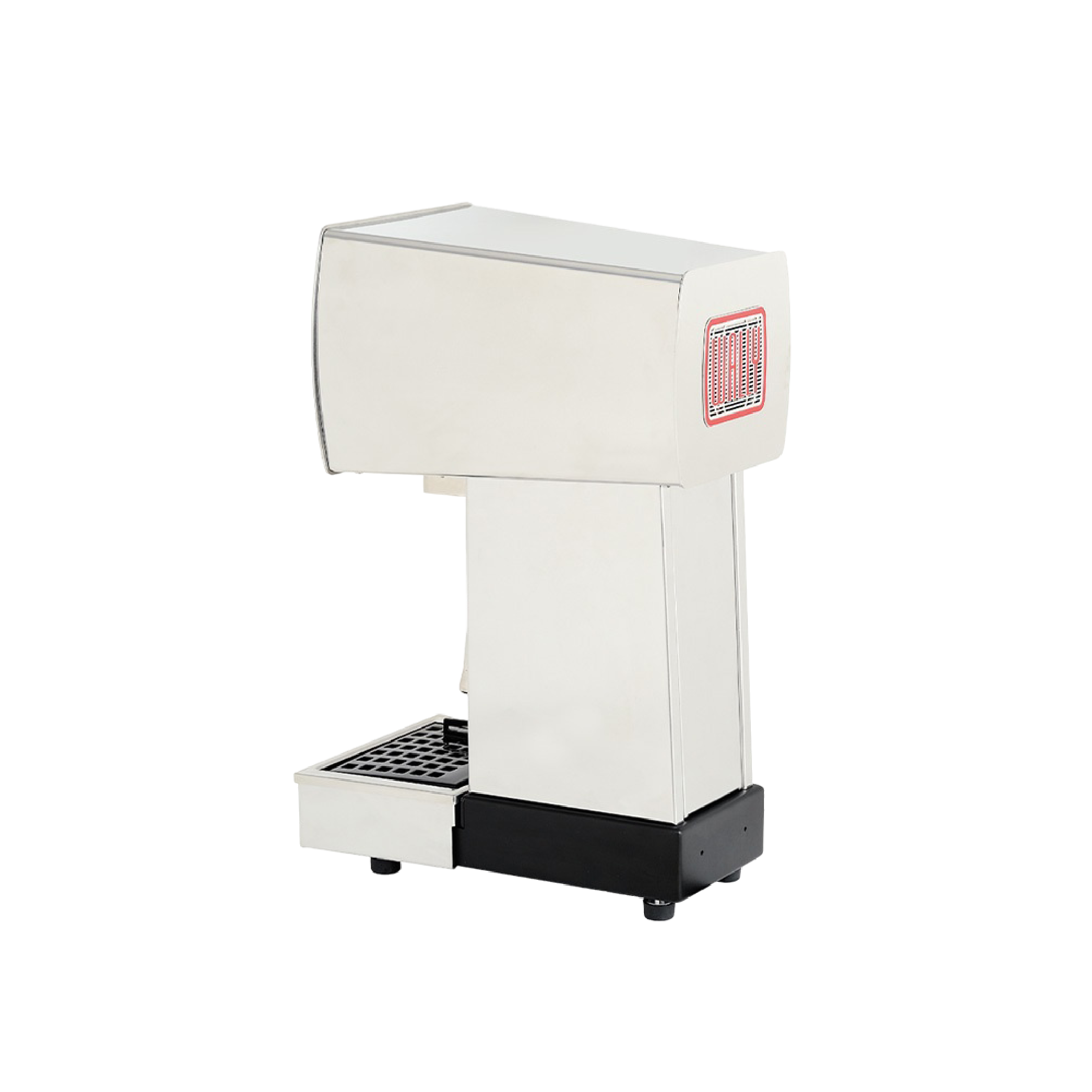 La Marzocco Wally Automatic Milk Steamer. Back side view of the machine with logo.