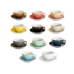 Loveramics Egg 200ml Cappuccino Cup & Saucer (Potter Colours)