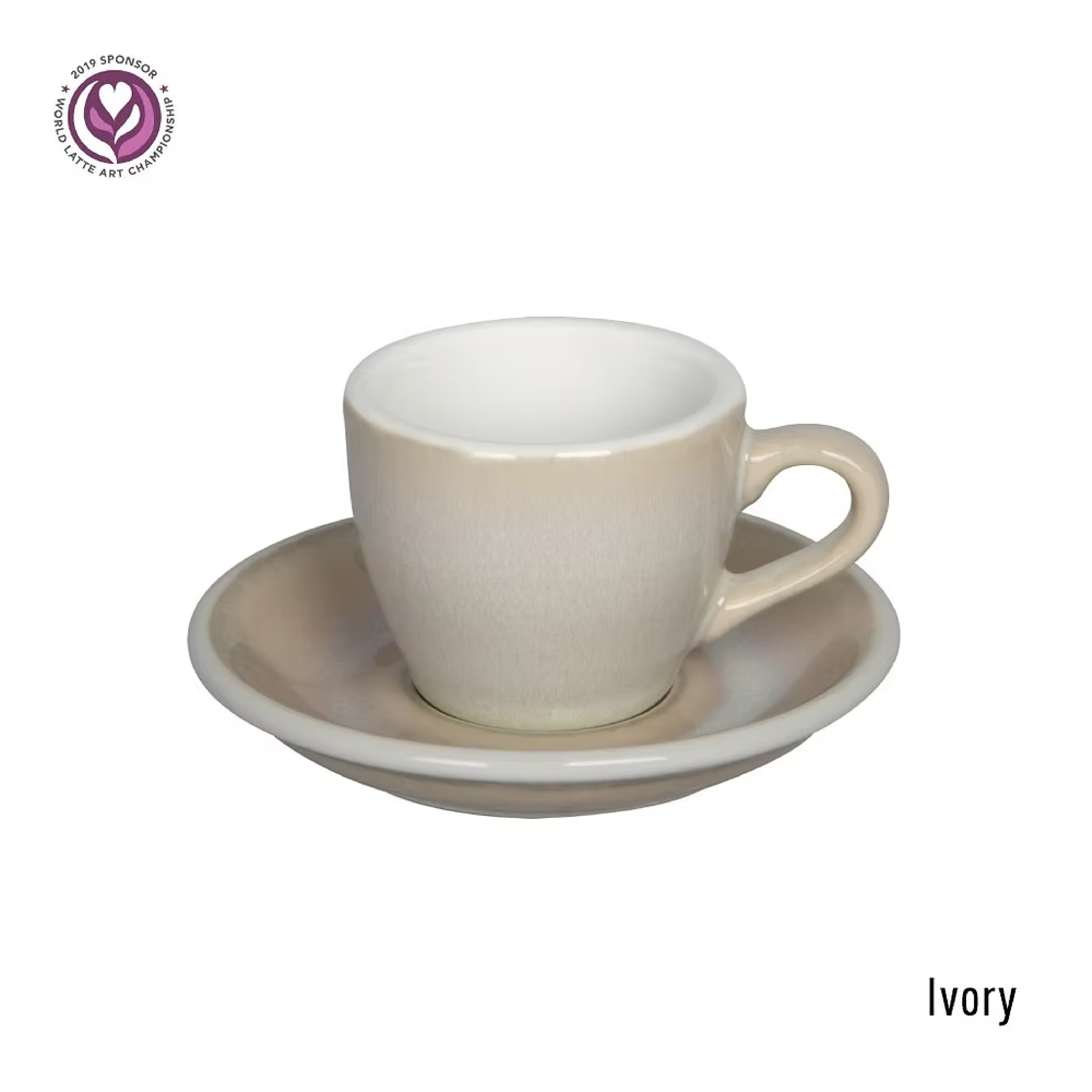 Loveramics Egg 80ml Espresso Cup Saucer (Potter Colours)