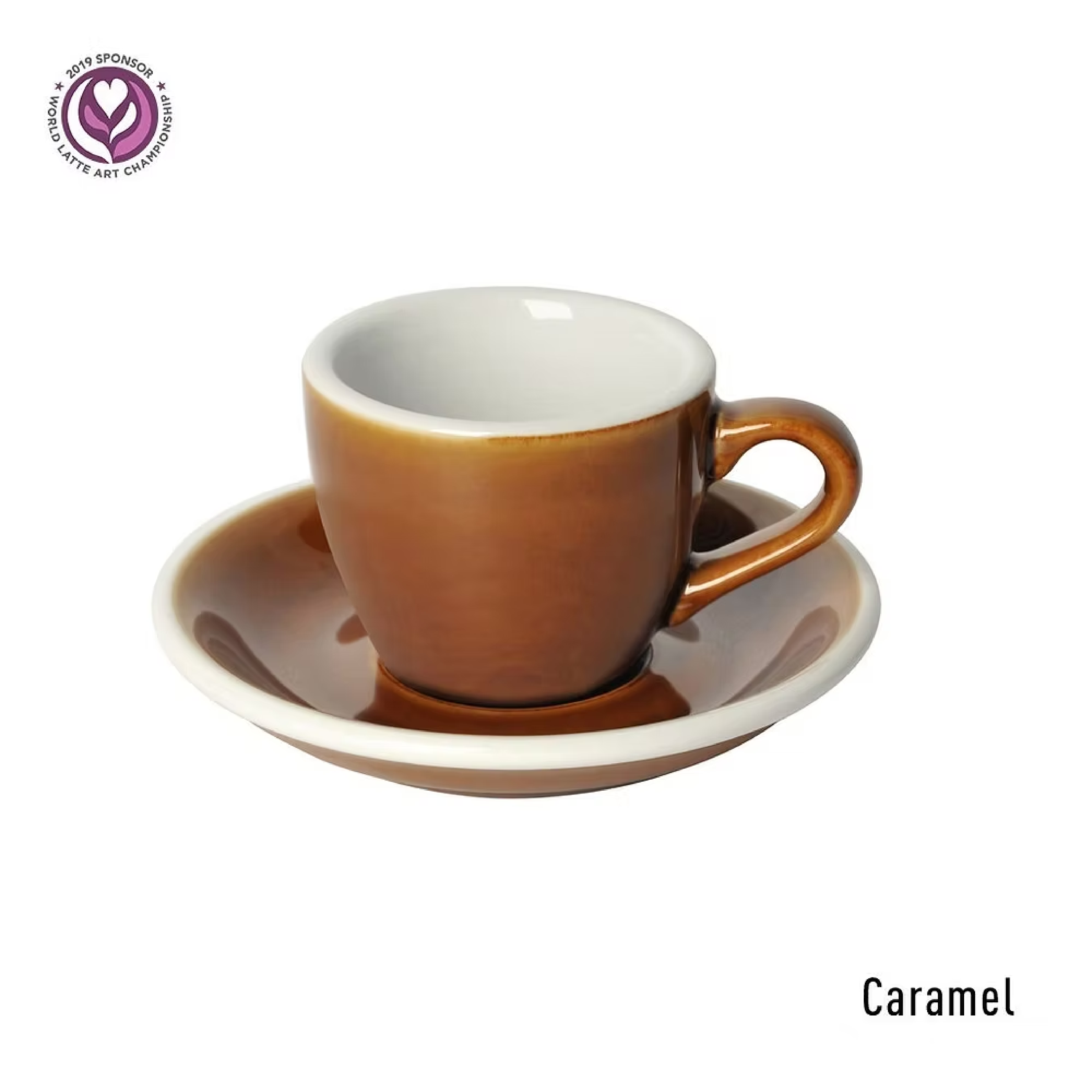 Loveramics Egg 80ml Espresso Cup Saucer (Potter Colours)