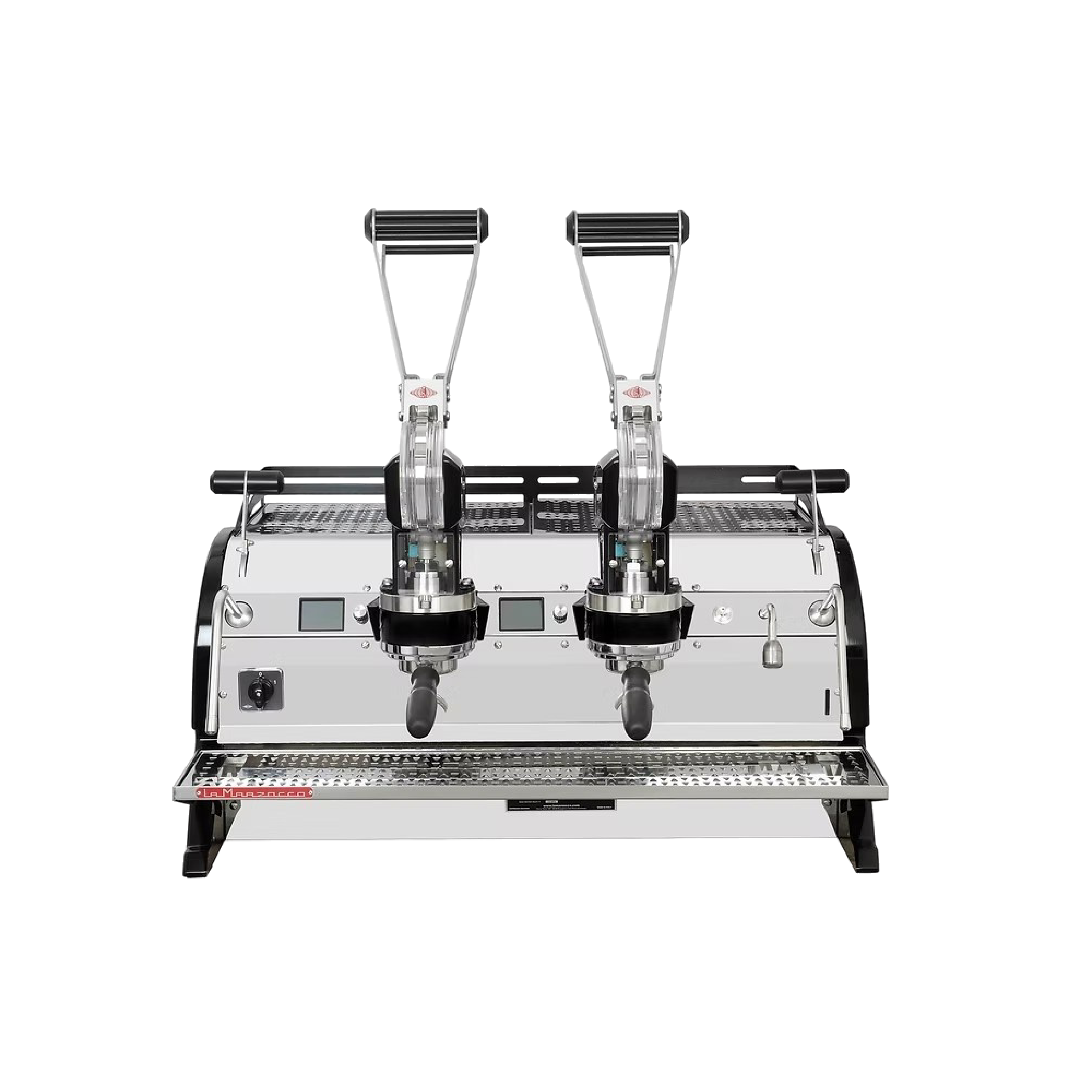 La Marzocco Leva Commercial Espresso Machine. Front view of the machine.