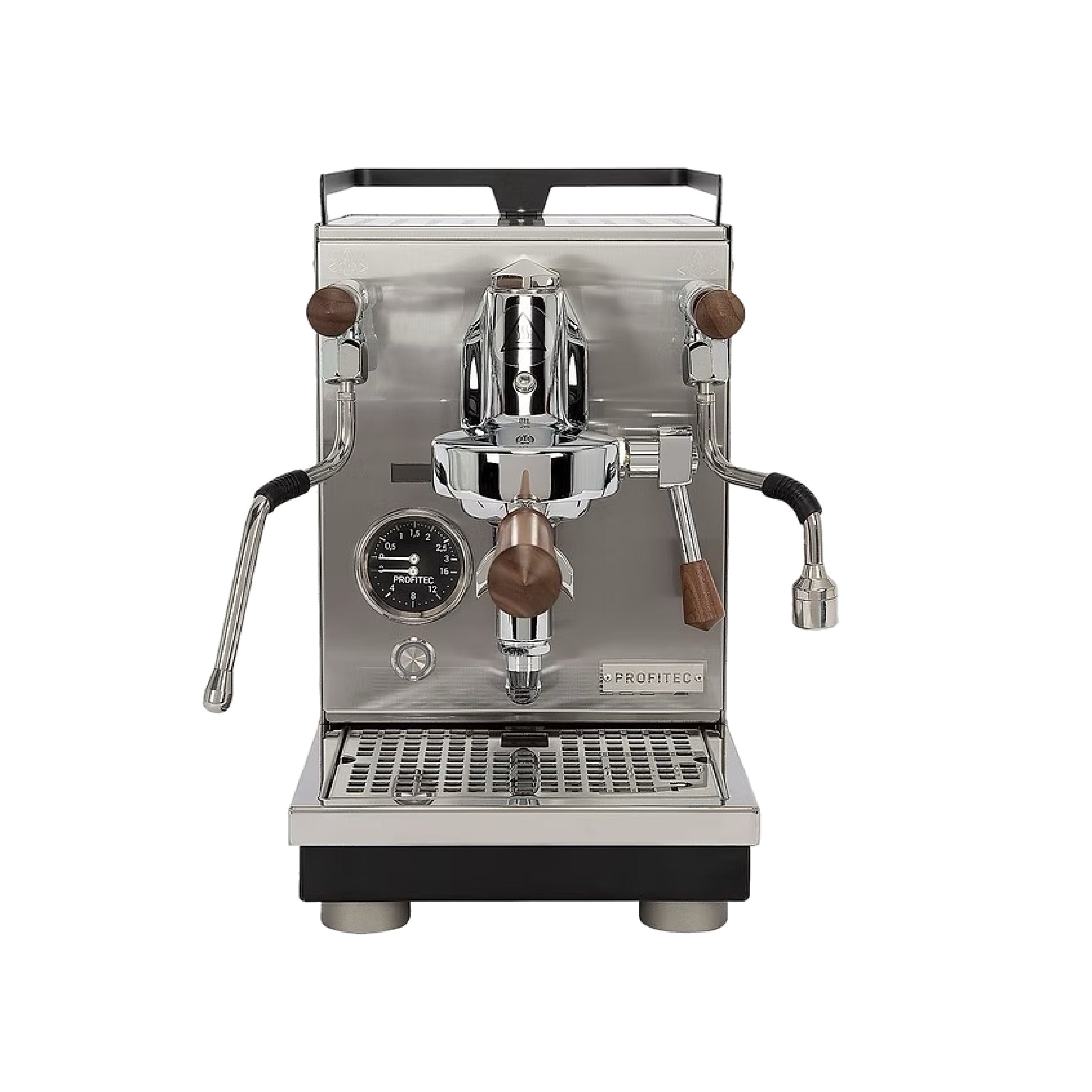 Profitec JUMP Espresso Machine. Front view of the machine.
