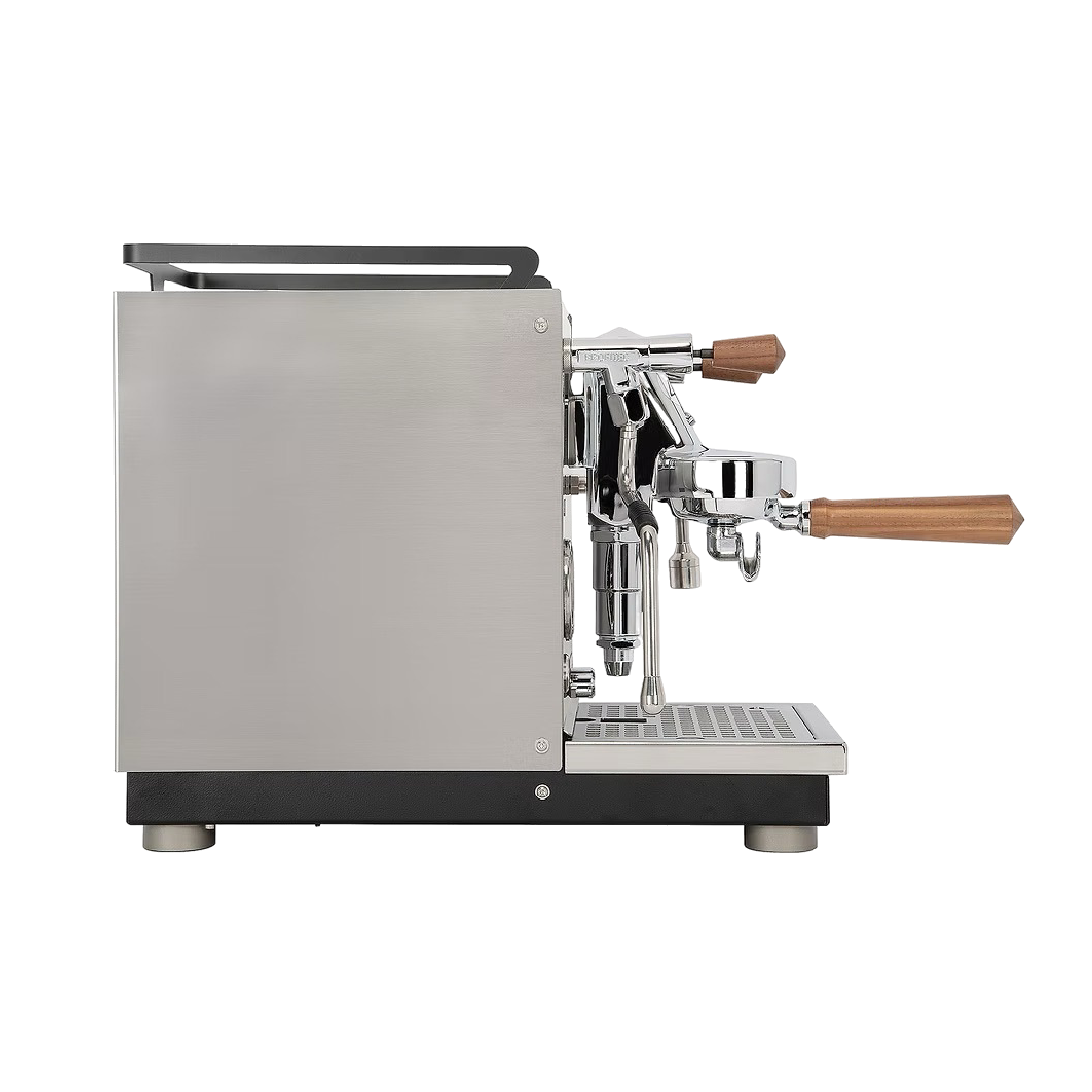 Profitec JUMP Espresso Machine. Side view of the machine.