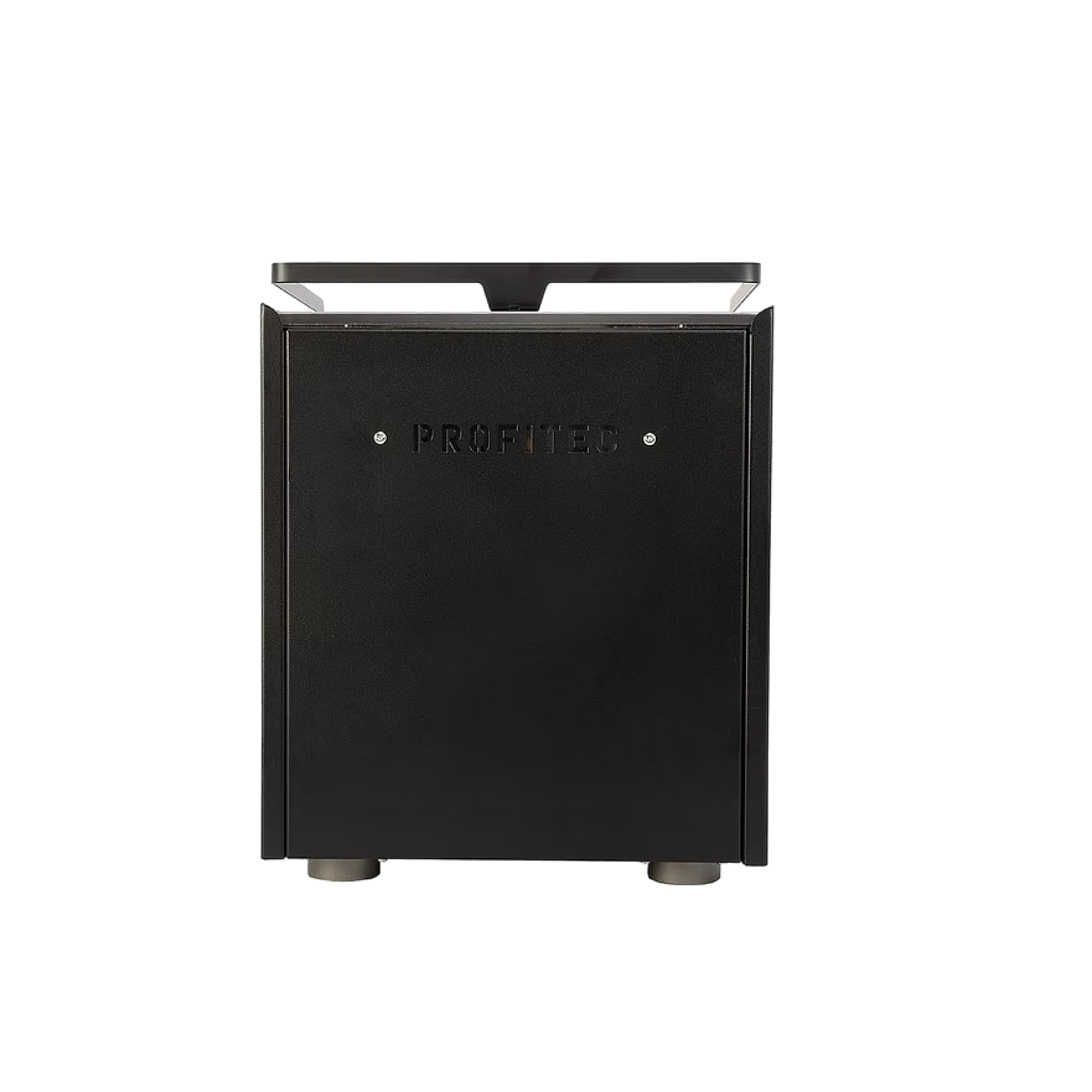 Profitec RIDE Dual Boiler Espresso Machine. Back view of the machine with matte black panel.